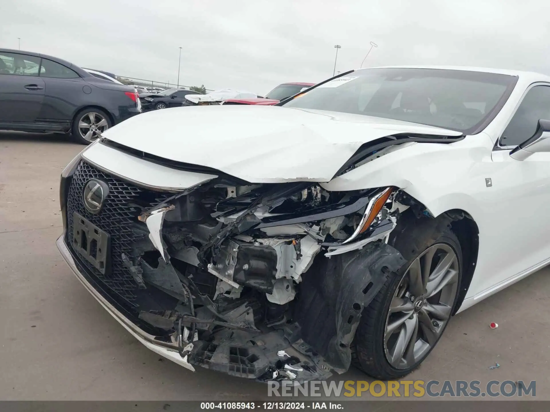 6 fotografías del automóvil dañado 58AGZ1B15LU062494 LEXUS ES 350 2020