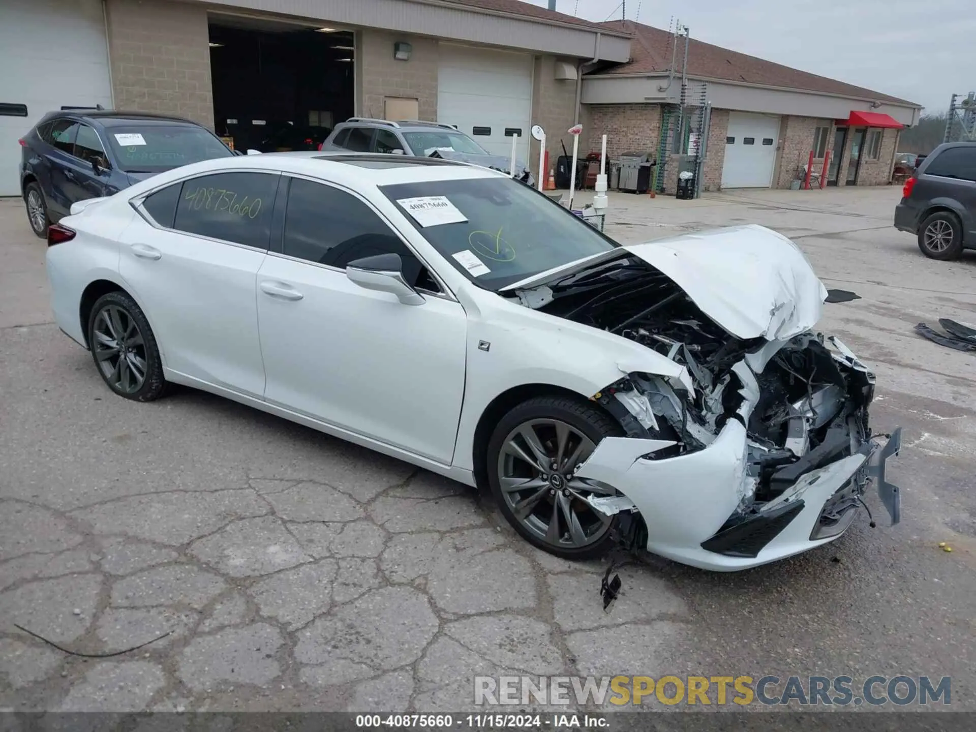 1 fotografías del automóvil dañado 58AGZ1B15LU062642 LEXUS ES 350 2020