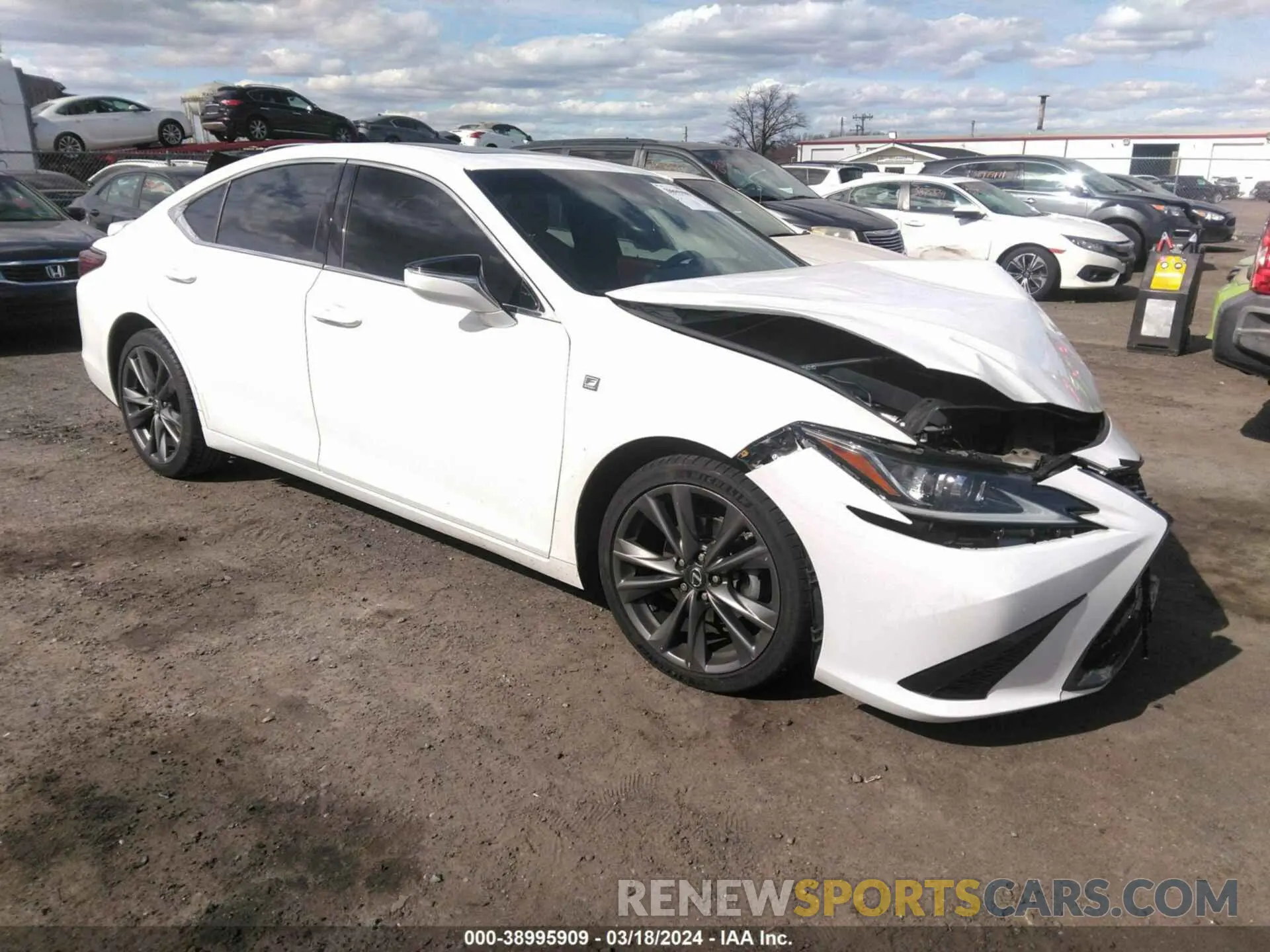 1 fotografías del automóvil dañado 58AGZ1B19LU054561 LEXUS ES 350 2020
