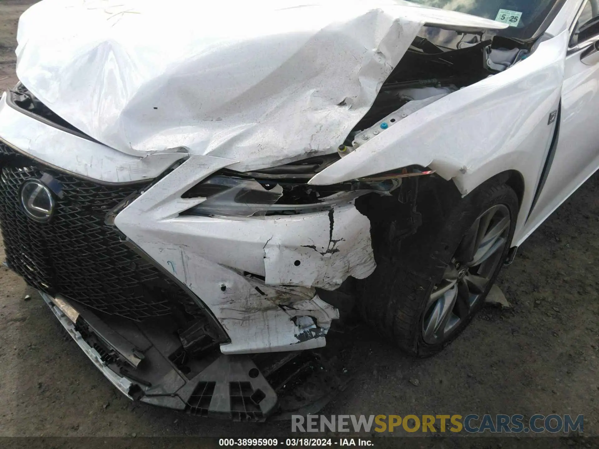 6 fotografías del automóvil dañado 58AGZ1B19LU054561 LEXUS ES 350 2020