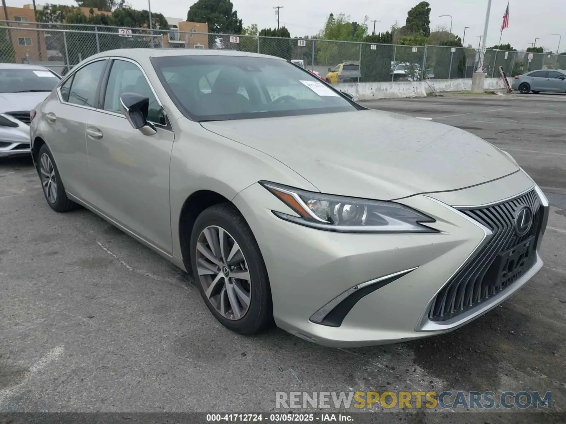 1 fotografías del automóvil dañado 58ACZ1B17MU107922 LEXUS ES 350 2021