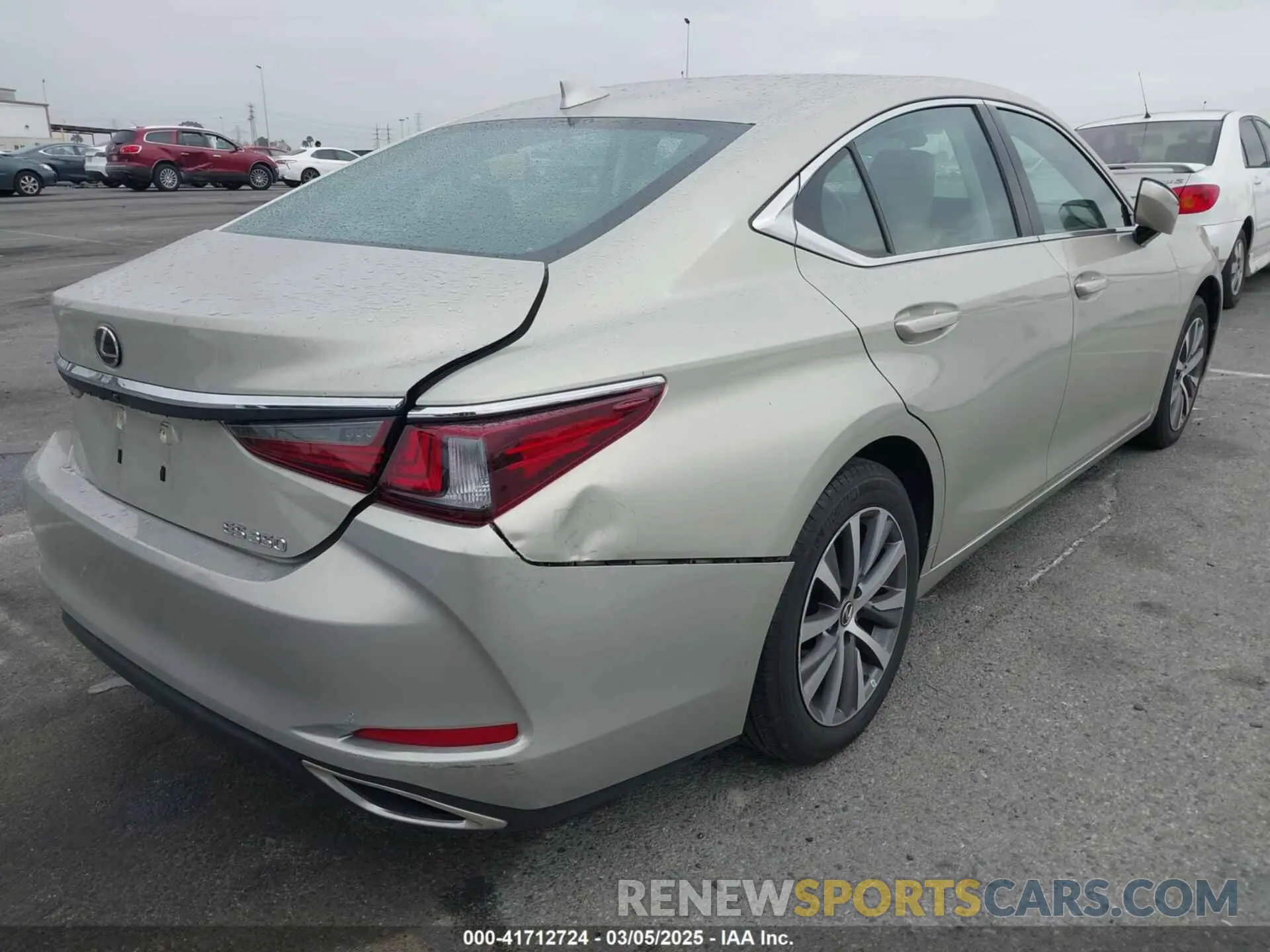 4 fotografías del automóvil dañado 58ACZ1B17MU107922 LEXUS ES 350 2021