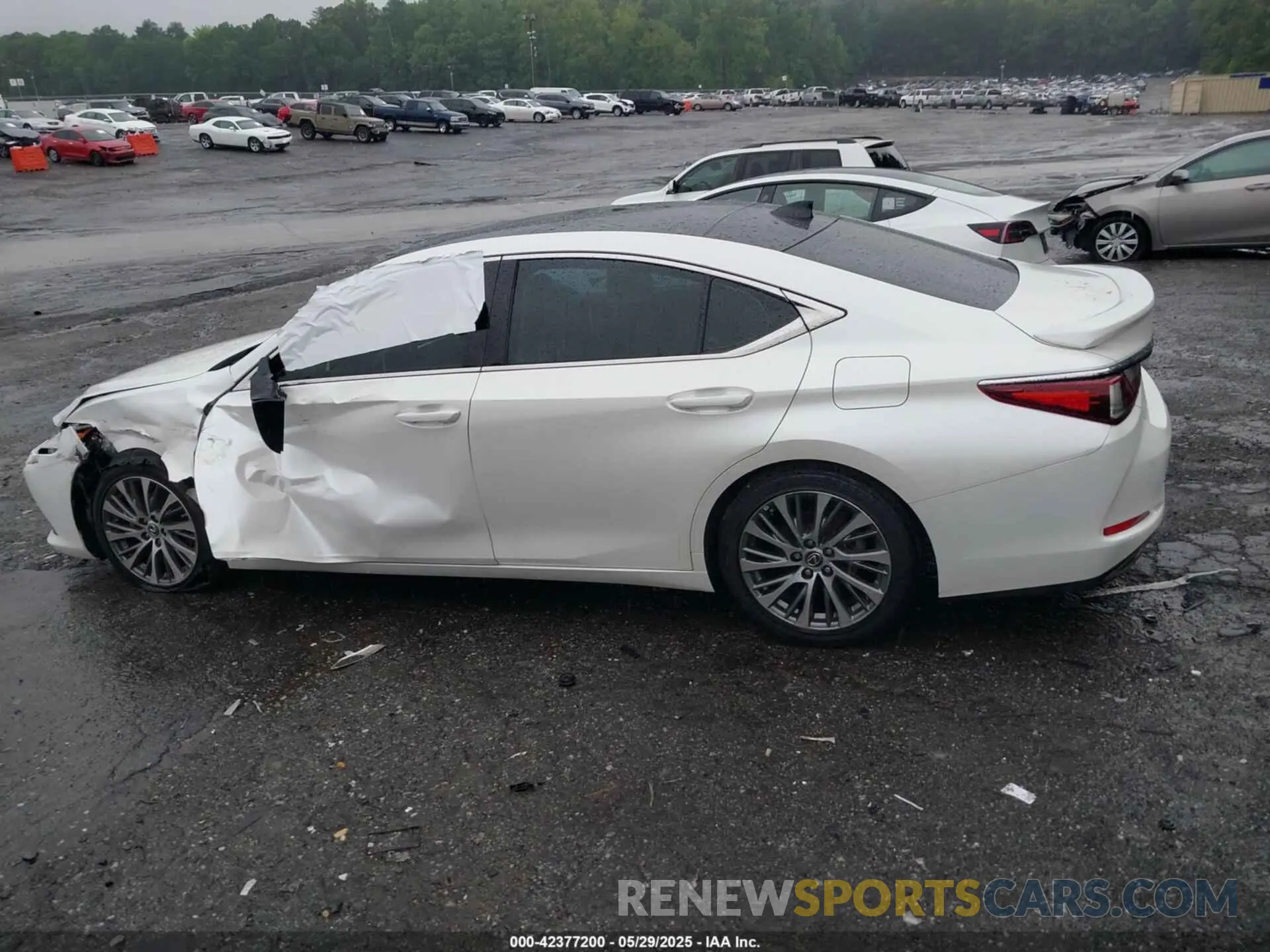 14 fotografías del automóvil dañado 58ADZ1B10MU101321 LEXUS ES 350 2021