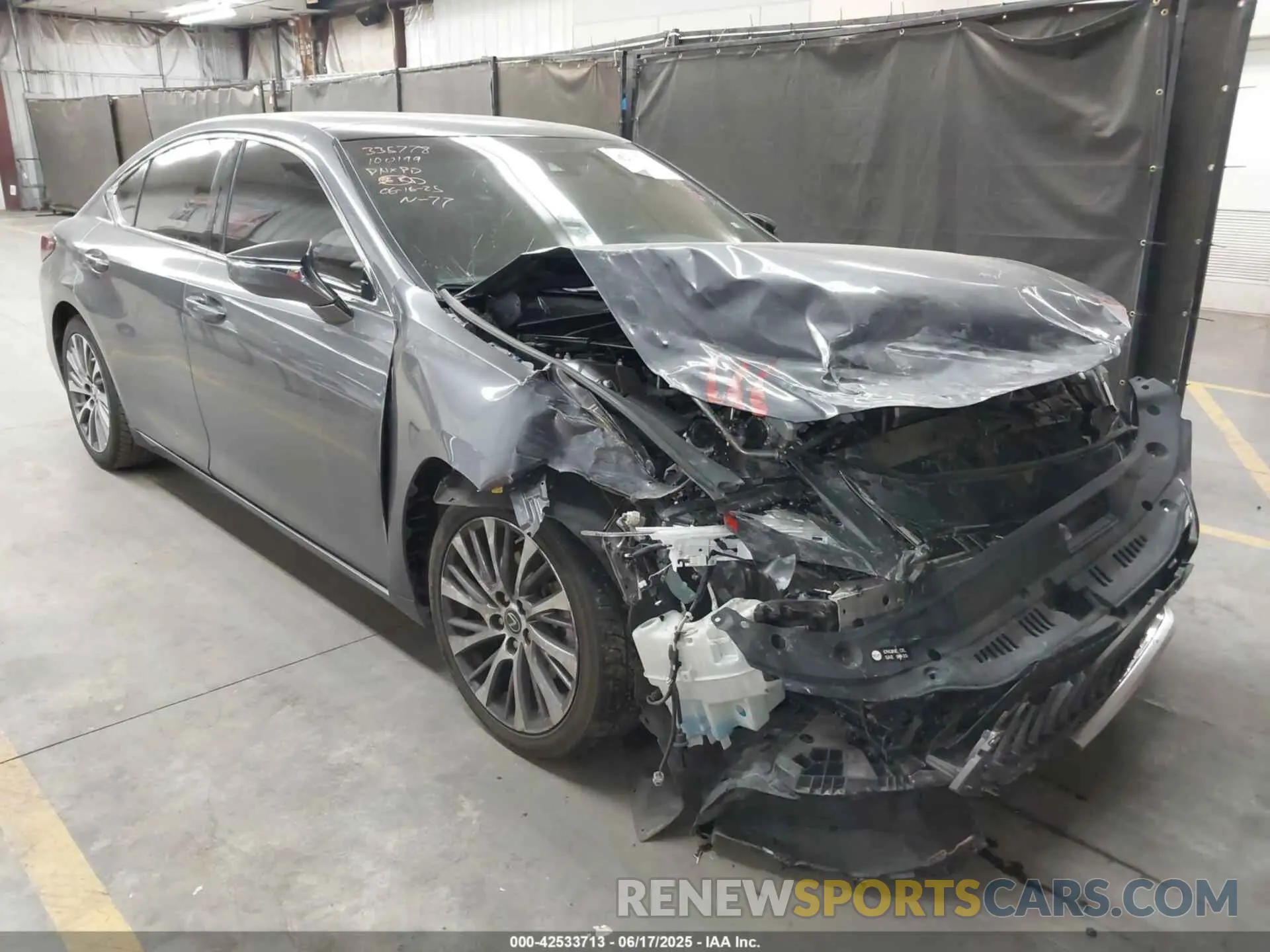 1 fotografías del automóvil dañado 58ADZ1B12MU100199 LEXUS ES 350 2021