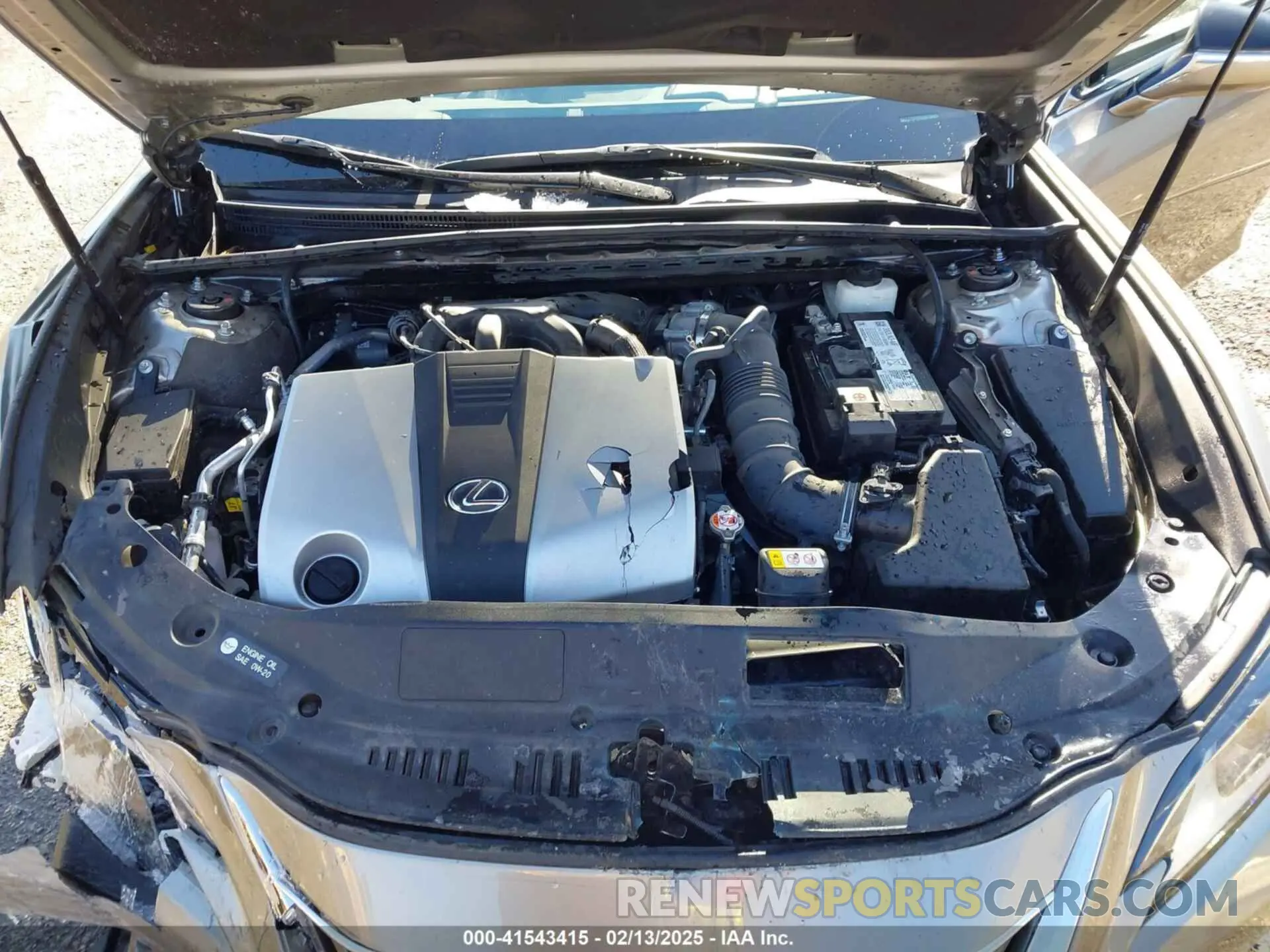 10 fotografías del automóvil dañado 58ADZ1B12MU107749 LEXUS ES 350 2021