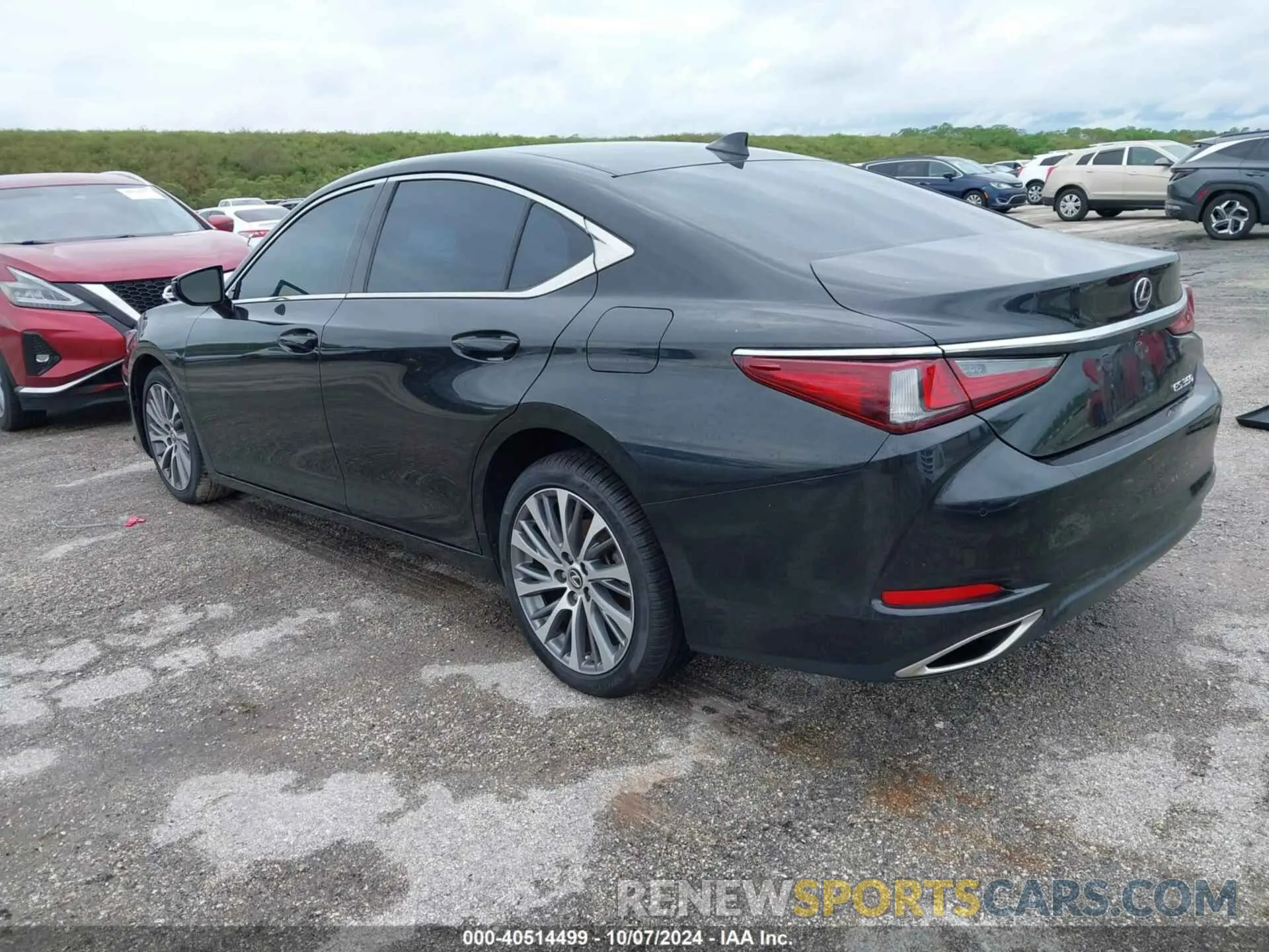 3 fotografías del automóvil dañado 58ADZ1B13MU096986 LEXUS ES 350 2021