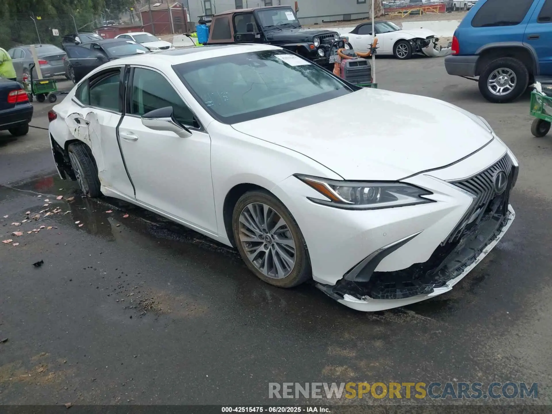 1 fotografías del automóvil dañado 58ADZ1B14MU086192 LEXUS ES 350 2021