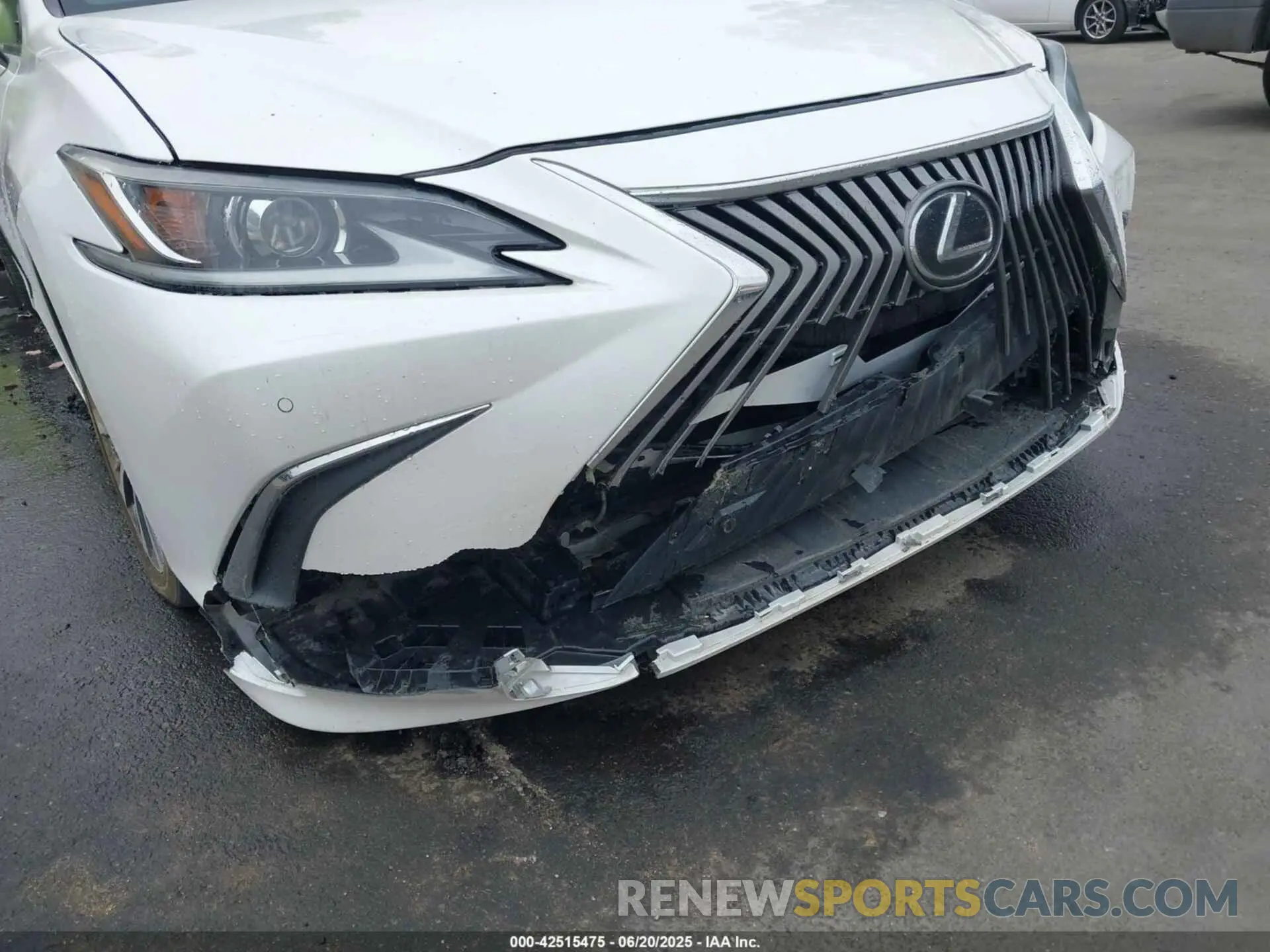 20 fotografías del automóvil dañado 58ADZ1B14MU086192 LEXUS ES 350 2021