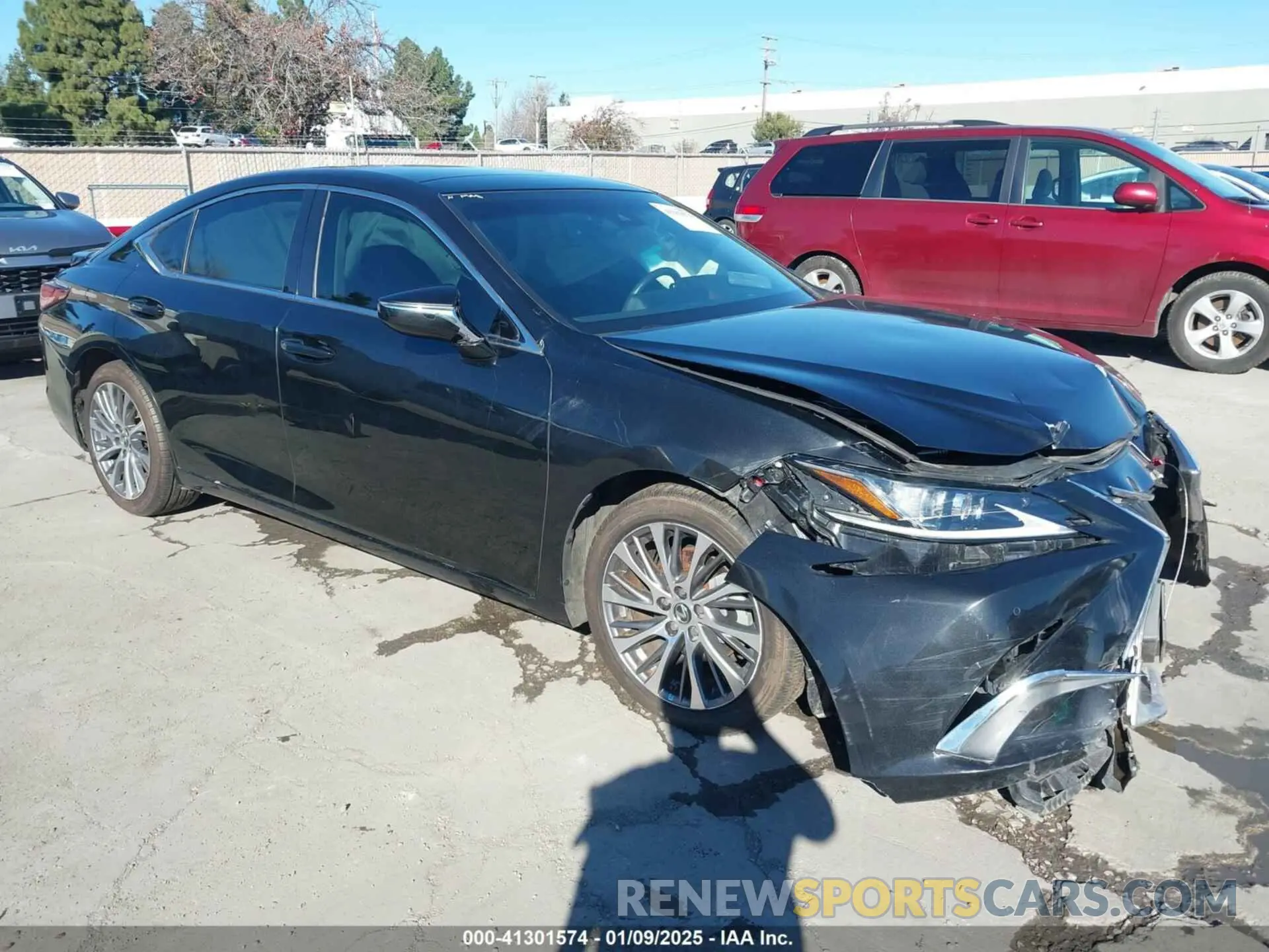 1 fotografías del automóvil dañado 58ADZ1B16MU082628 LEXUS ES 350 2021