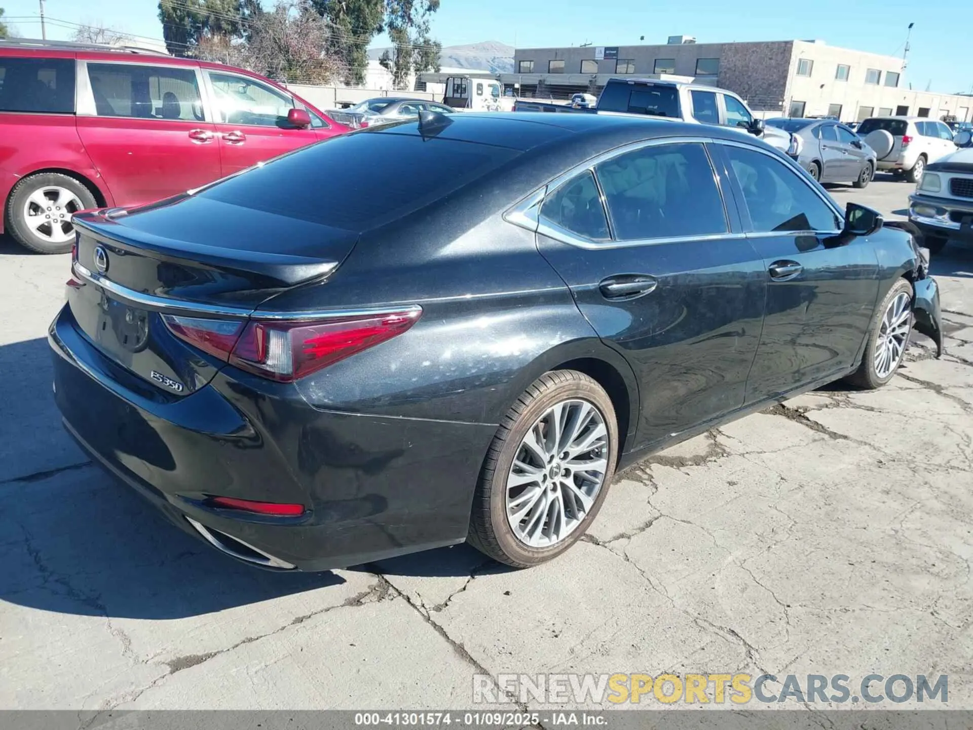 4 fotografías del automóvil dañado 58ADZ1B16MU082628 LEXUS ES 350 2021