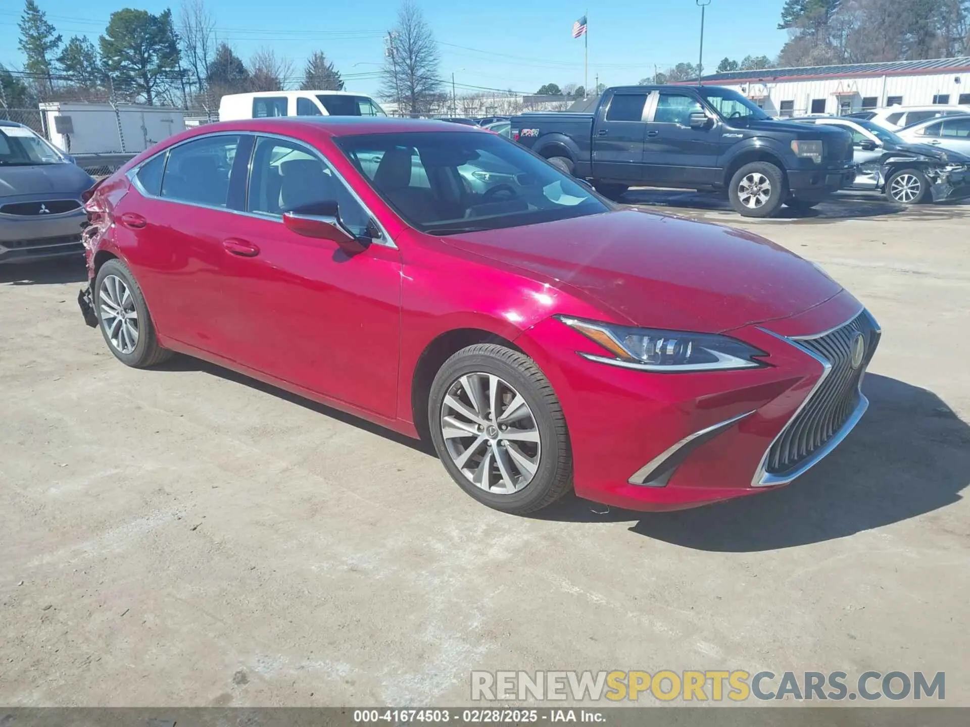 1 fotografías del automóvil dañado 58ADZ1B16MU085500 LEXUS ES 350 2021