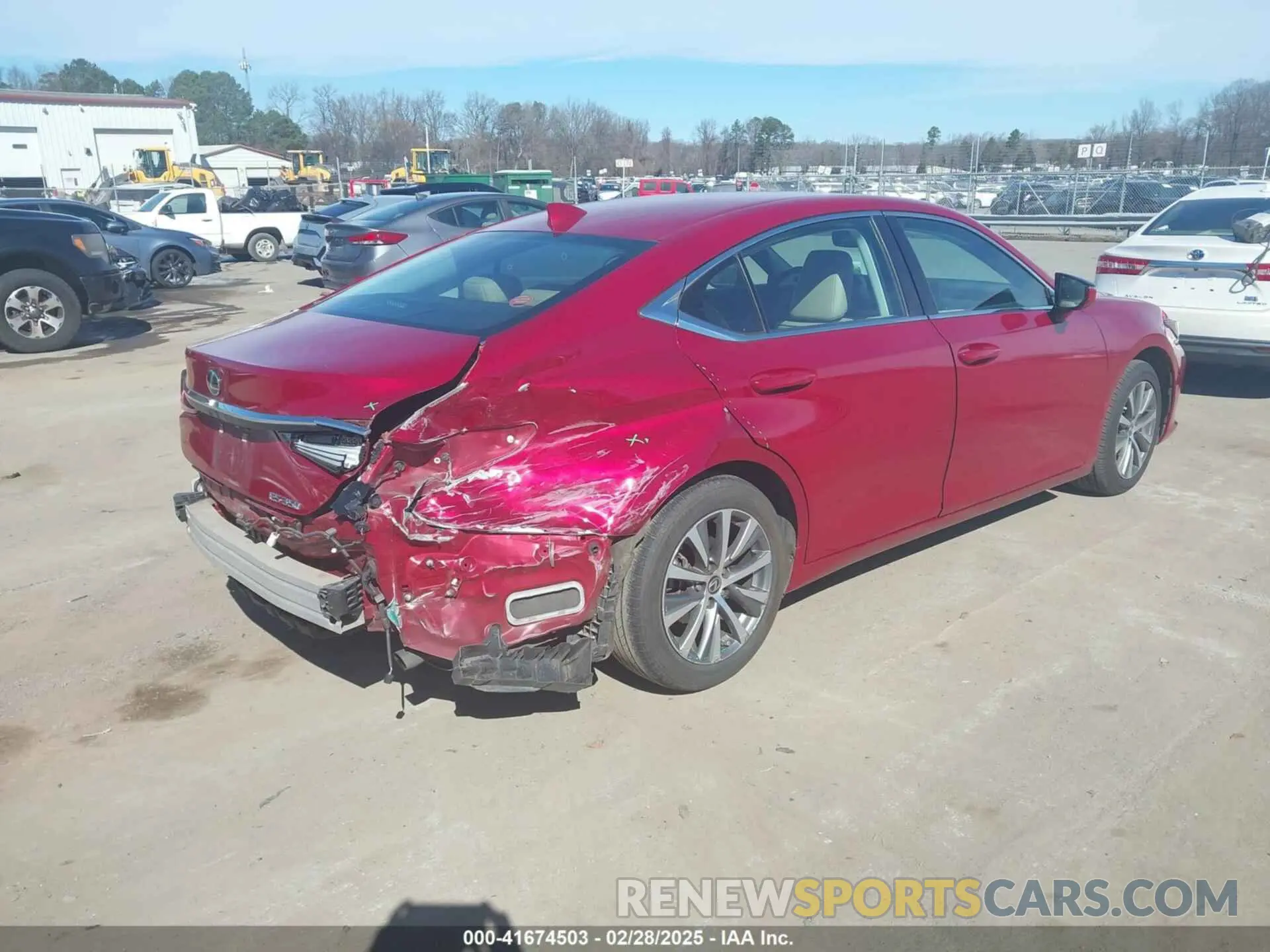 4 fotografías del automóvil dañado 58ADZ1B16MU085500 LEXUS ES 350 2021