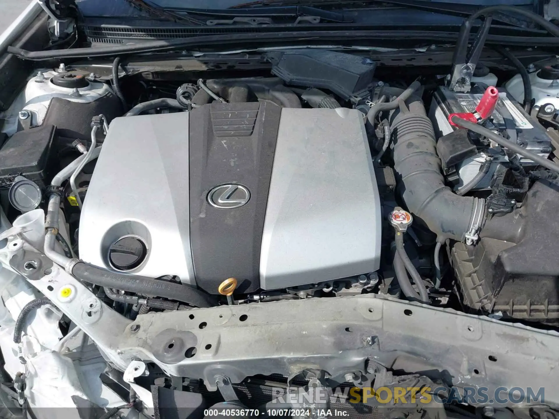 10 fotografías del automóvil dañado 58ADZ1B16MU096481 LEXUS ES 350 2021