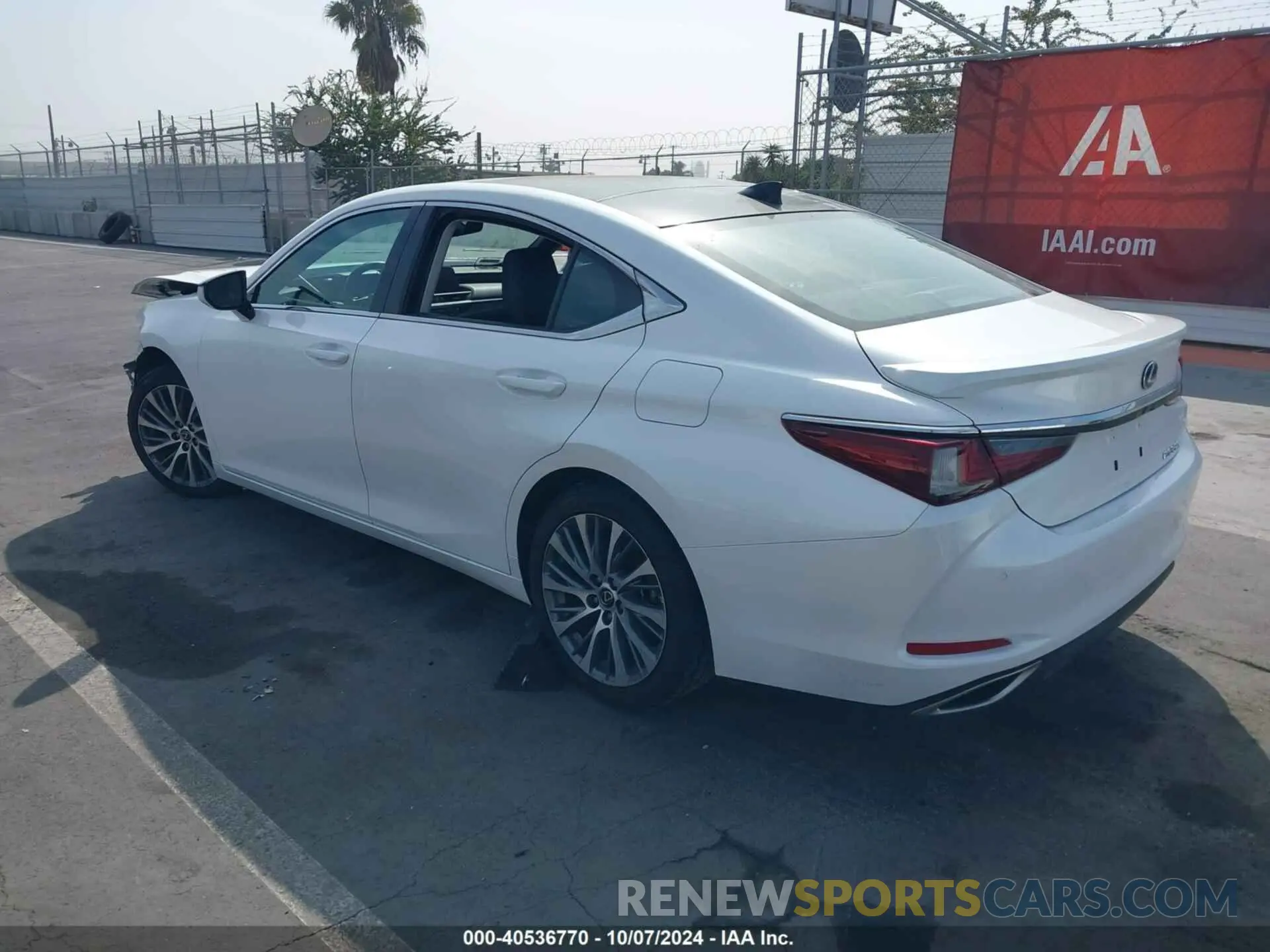 3 fotografías del automóvil dañado 58ADZ1B16MU096481 LEXUS ES 350 2021