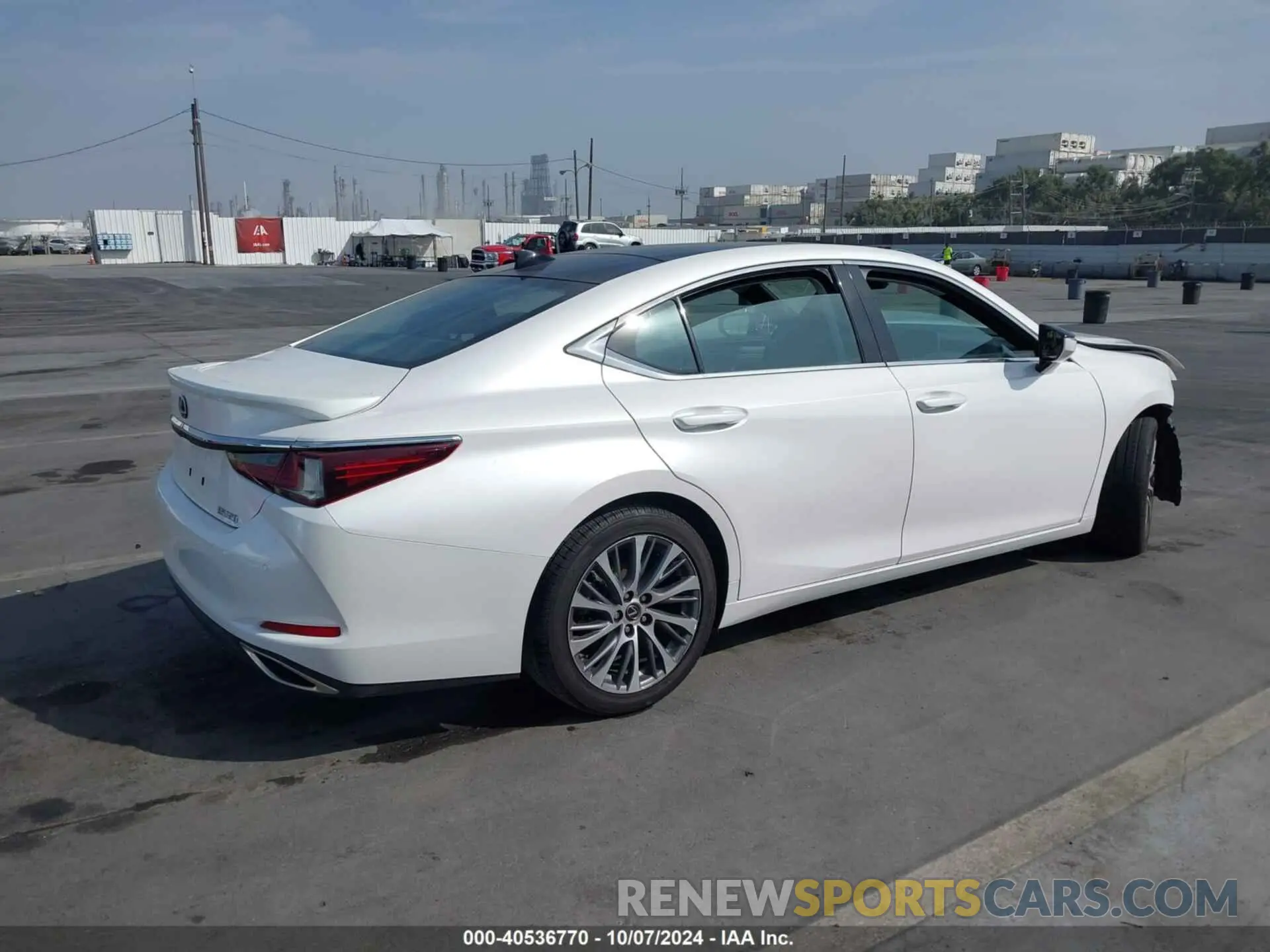 4 fotografías del automóvil dañado 58ADZ1B16MU096481 LEXUS ES 350 2021