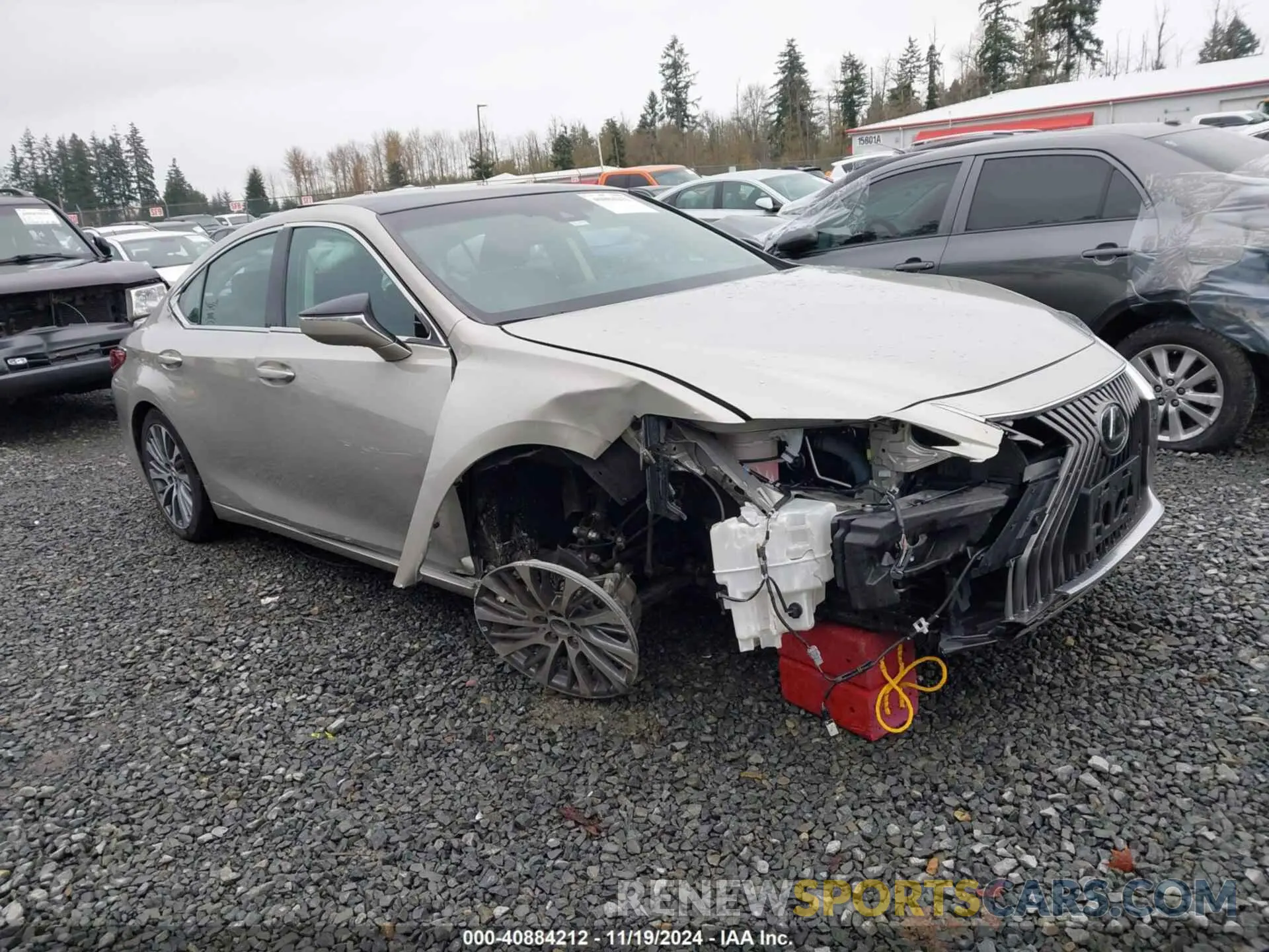 1 fotografías del automóvil dañado 58ADZ1B18MU087975 LEXUS ES 350 2021