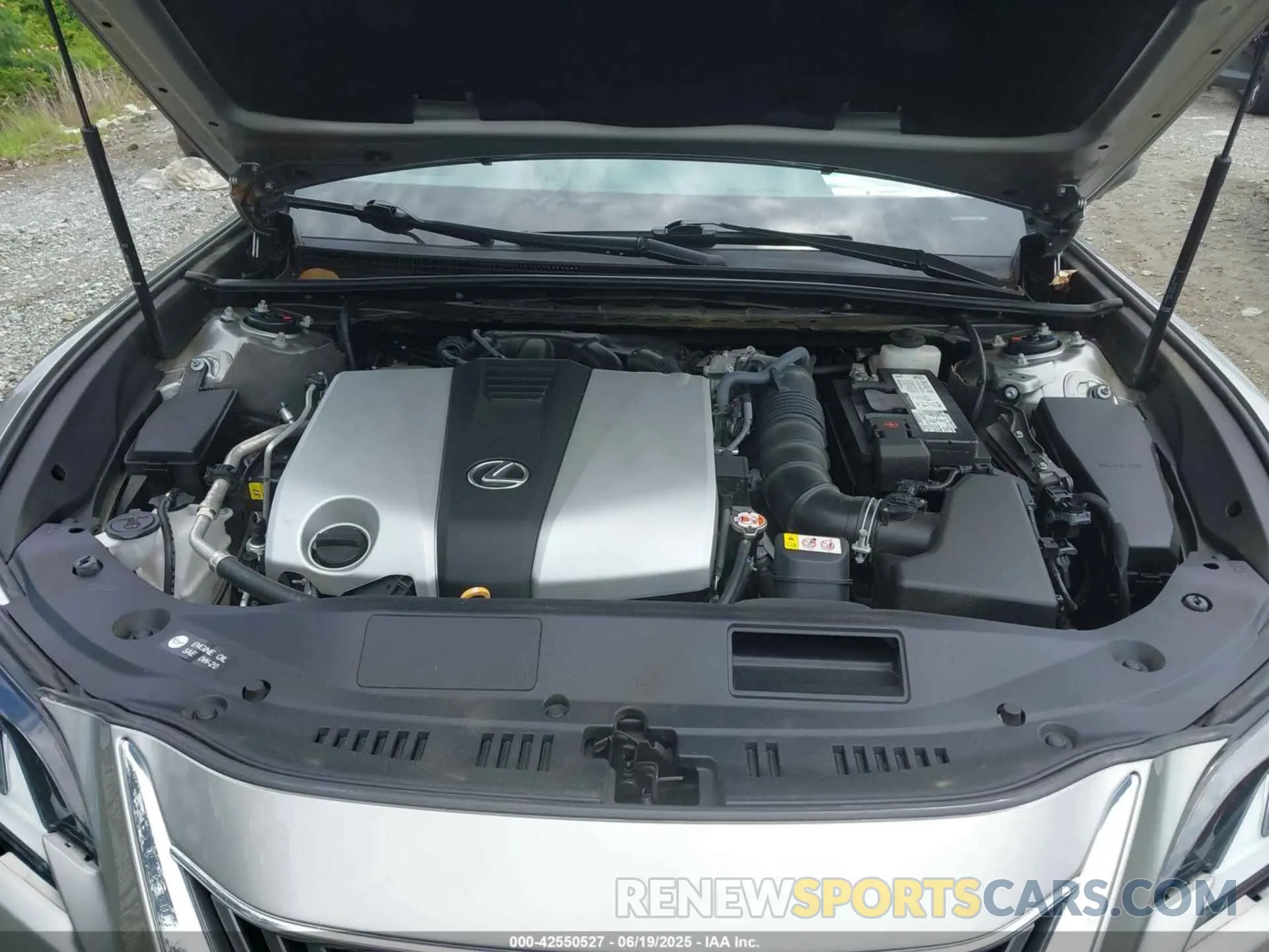 10 fotografías del automóvil dañado 58AFZ1B13MU108112 LEXUS ES 350 2021