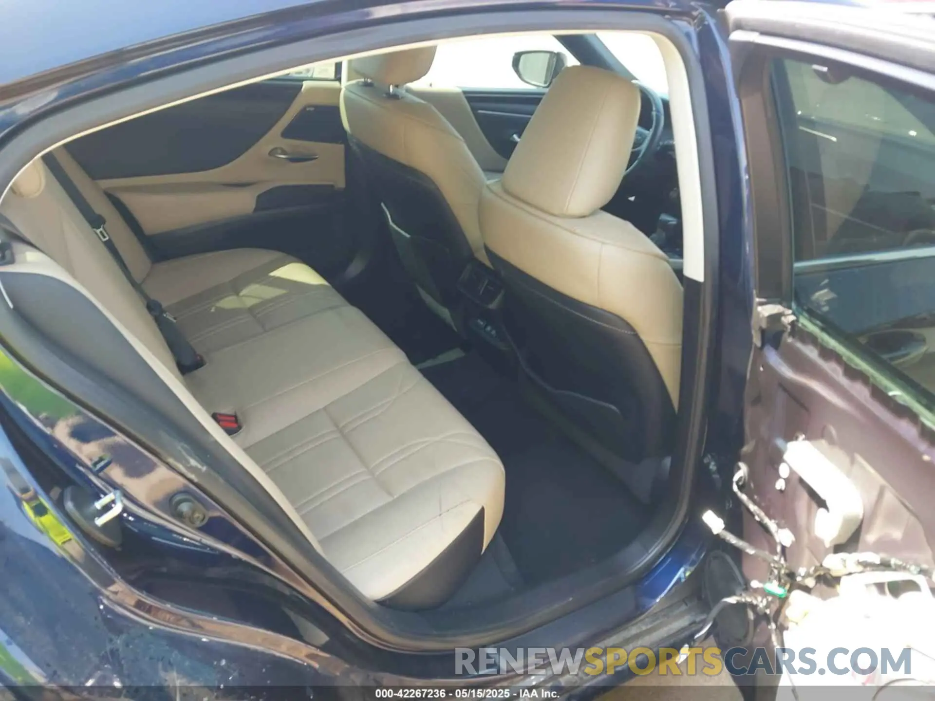 8 fotografías del automóvil dañado 58AFZ1B14MU101055 LEXUS ES 350 2021