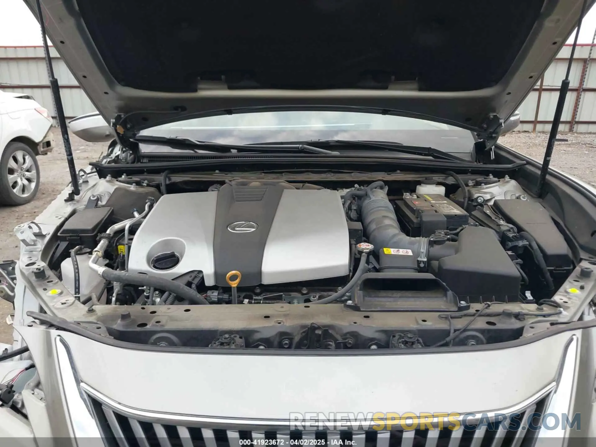 10 fotografías del automóvil dañado 58AFZ1B14MU107602 LEXUS ES 350 2021