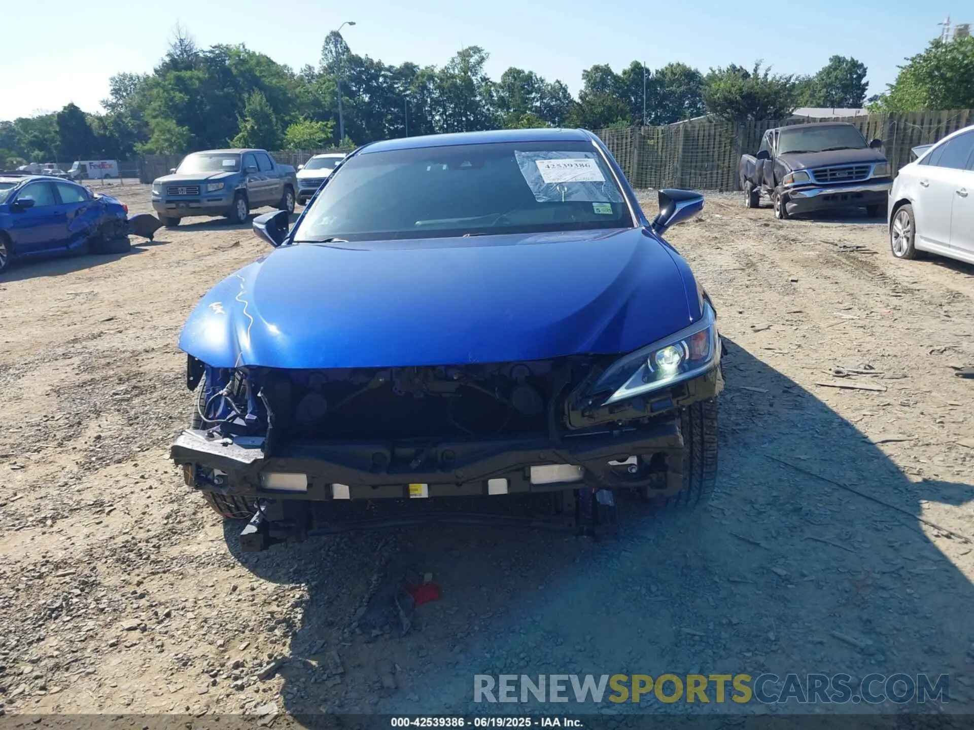 6 fotografías del automóvil dañado 58AGZ1B19MU086248 LEXUS ES 350 2021