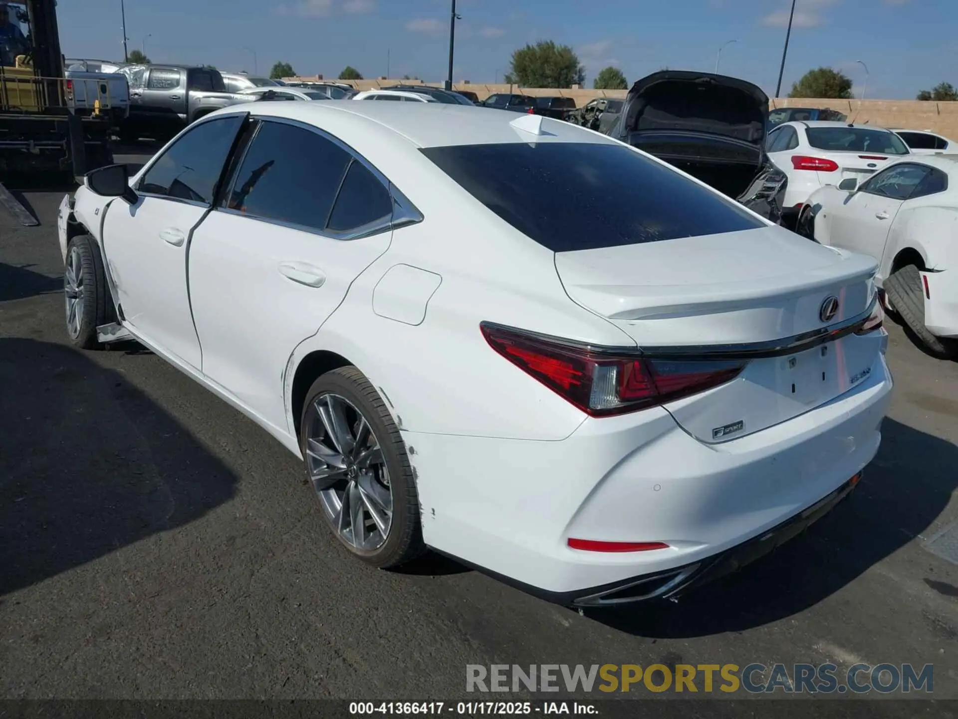 3 fotografías del automóvil dañado 58AGZ1B1XMU098201 LEXUS ES 350 2021