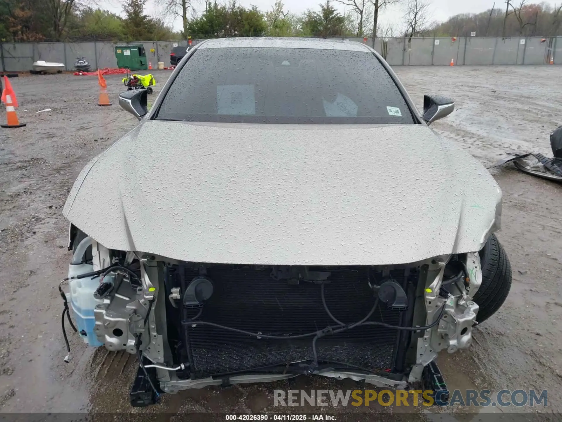 12 fotografías del automóvil dañado 58AGZ1B1XMU098554 LEXUS ES 350 2021
