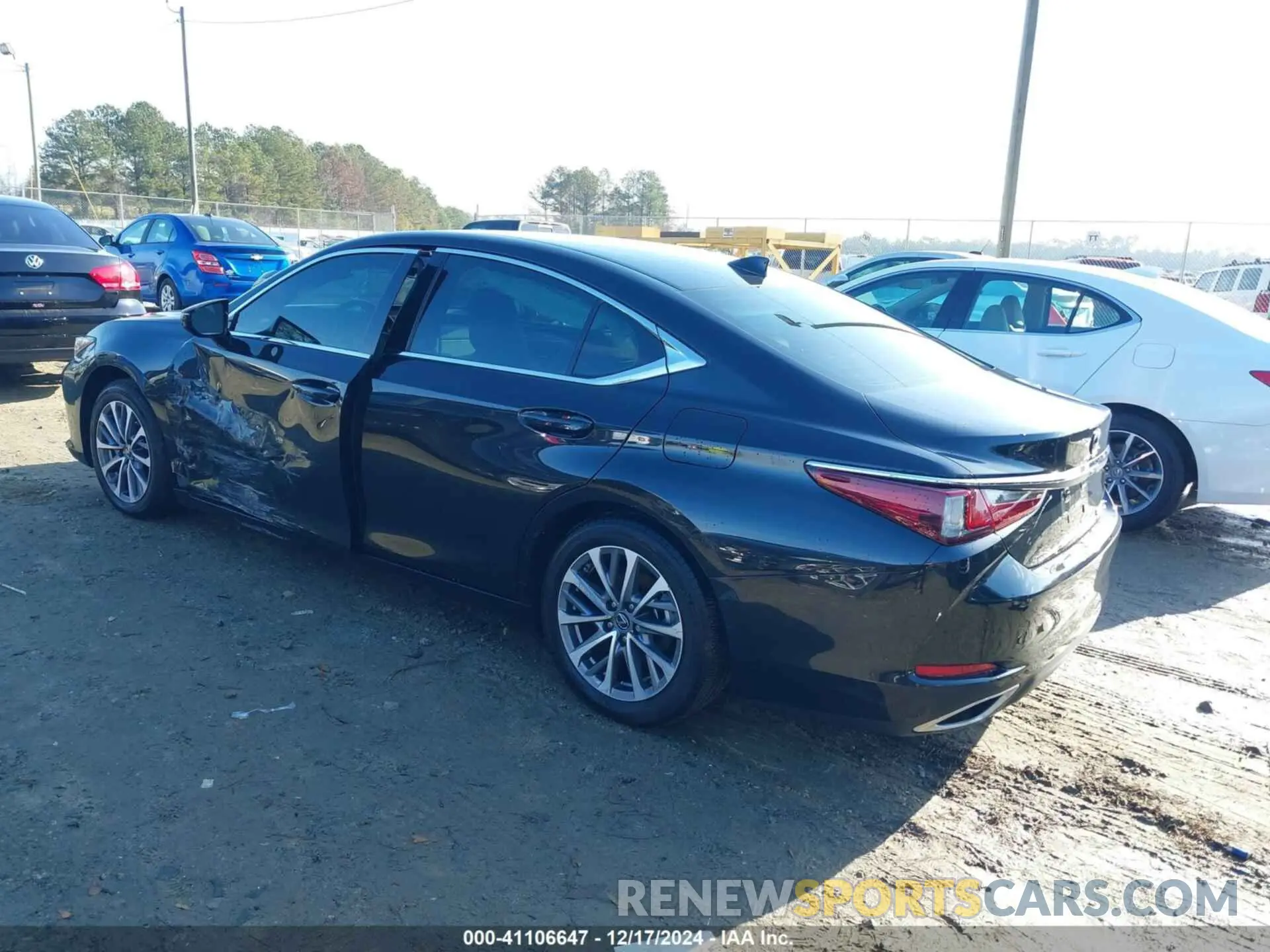 3 fotografías del automóvil dañado 58ACZ1B16NU119190 LEXUS ES 350 2022