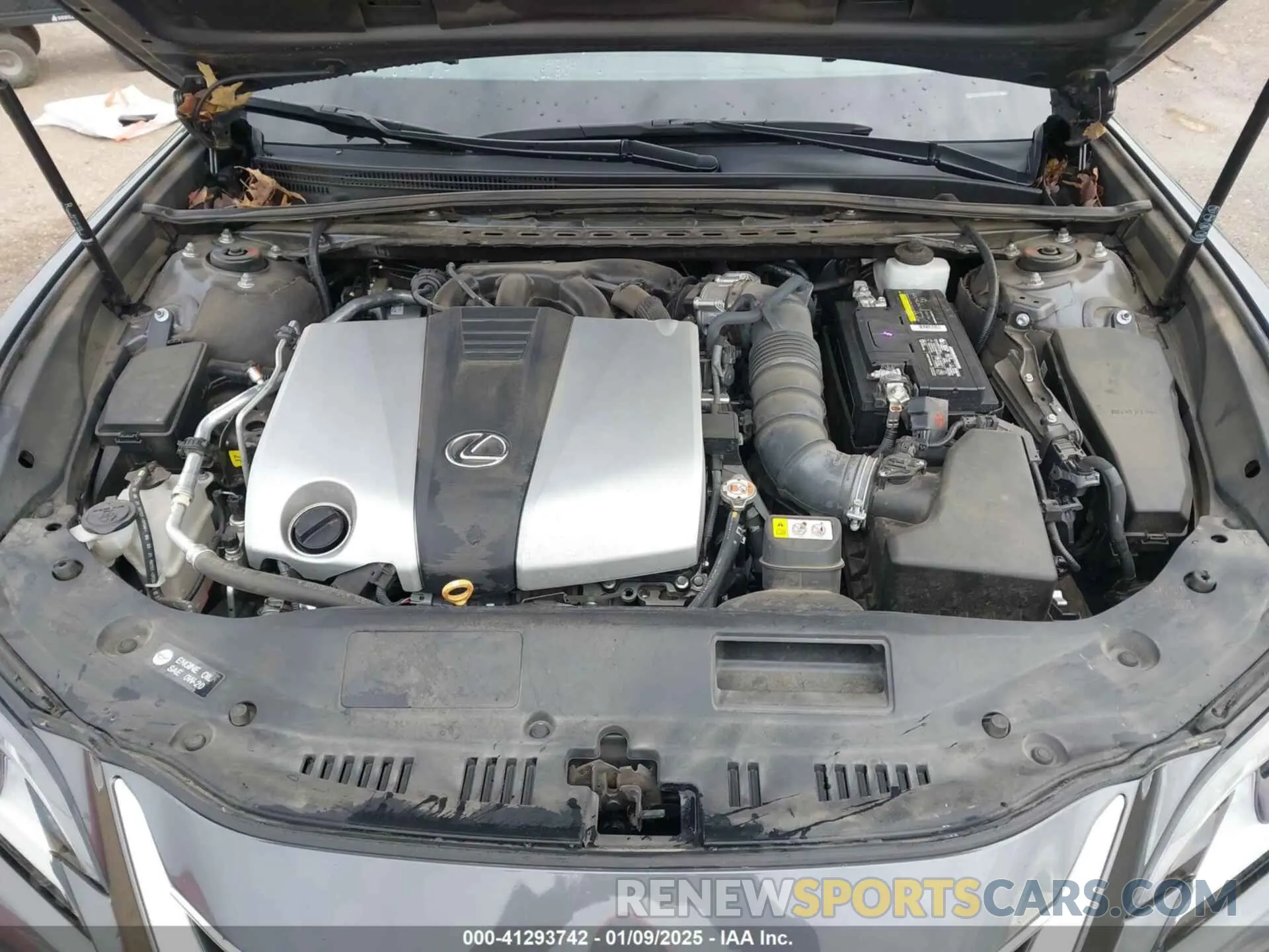 10 fotografías del automóvil dañado 58ADZ1B12NU125587 LEXUS ES 350 2022