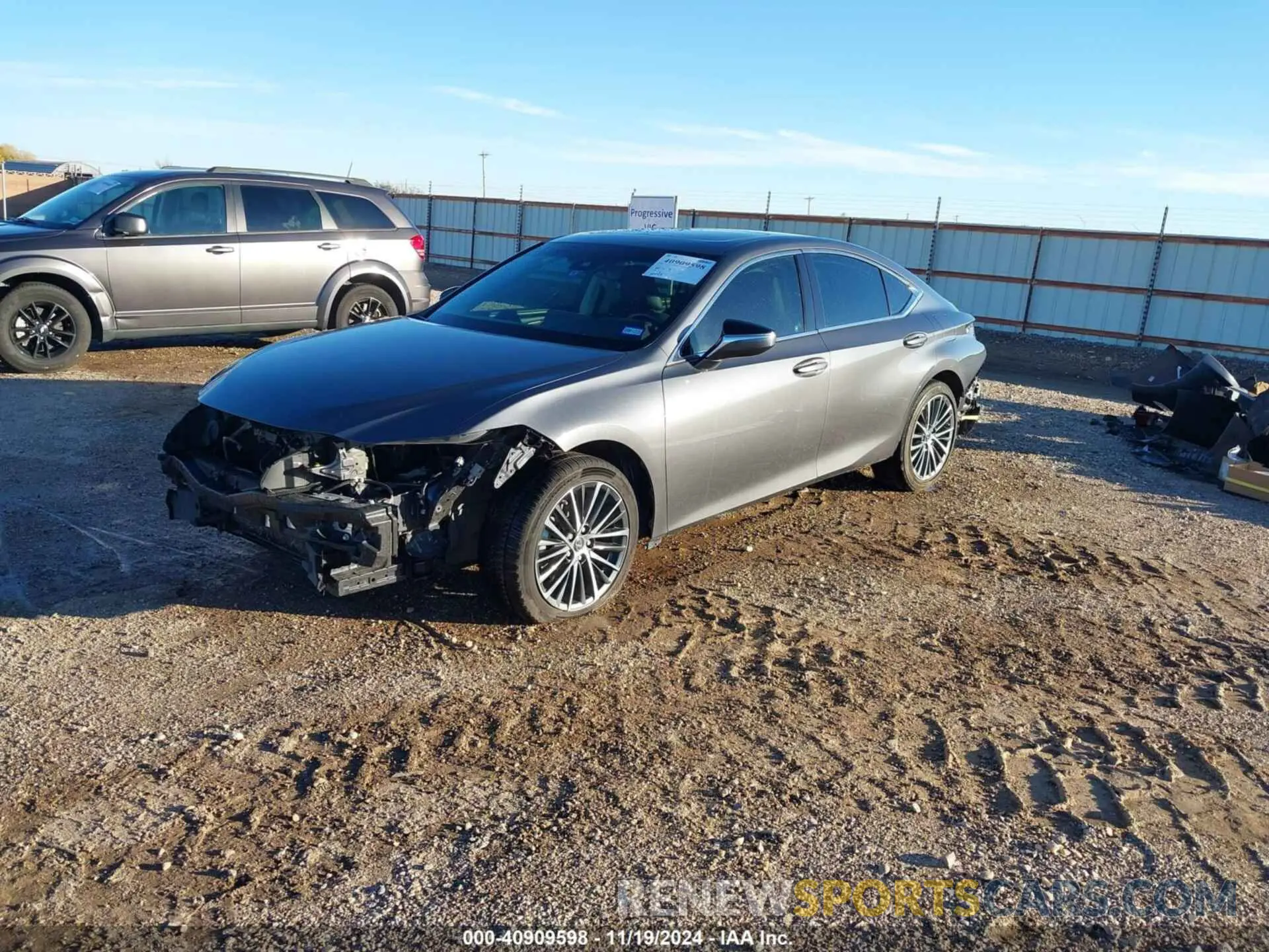 2 fotografías del automóvil dañado 58ADZ1B13NU112623 LEXUS ES 350 2022