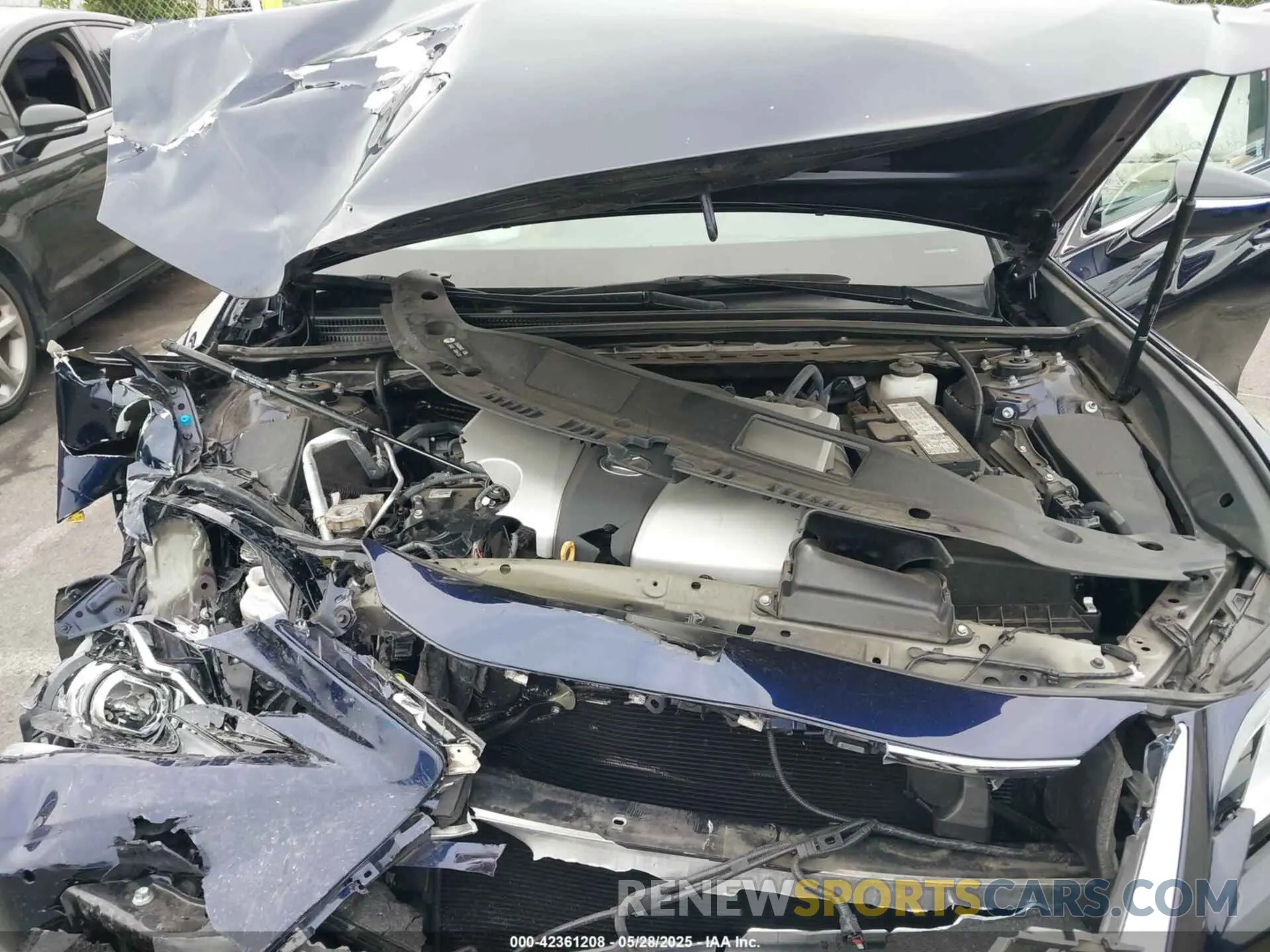 10 fotografías del automóvil dañado 58ADZ1B13NU125937 LEXUS ES 350 2022