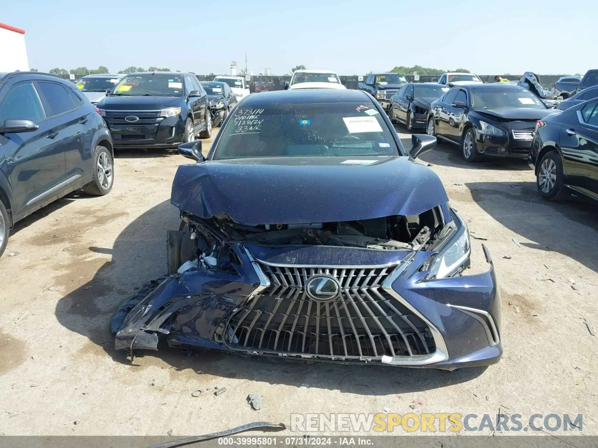 11 fotografías del automóvil dañado 58ADZ1B13NU135139 LEXUS ES 350 2022