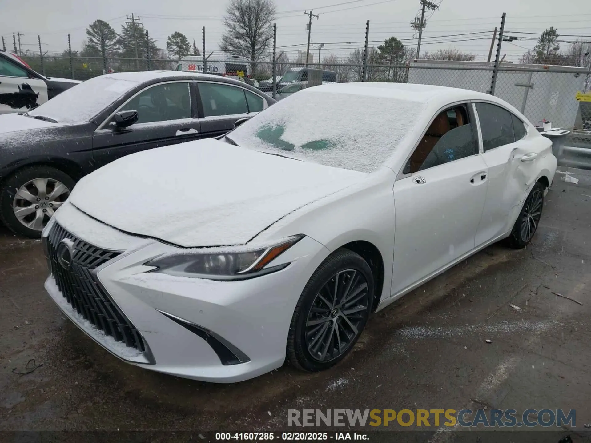 2 fotografías del automóvil dañado 58ADZ1B14NU122691 LEXUS ES 350 2022