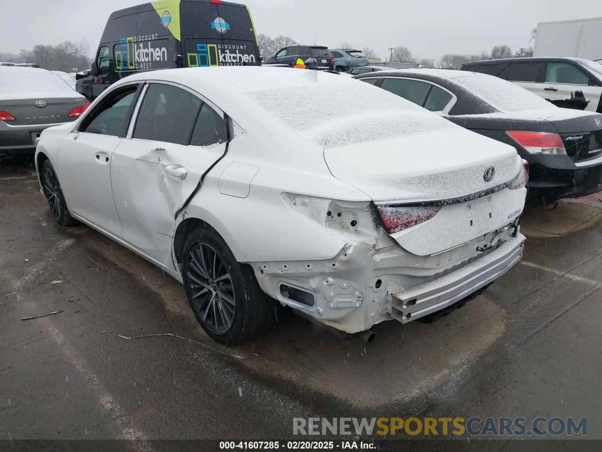 3 fotografías del automóvil dañado 58ADZ1B14NU122691 LEXUS ES 350 2022