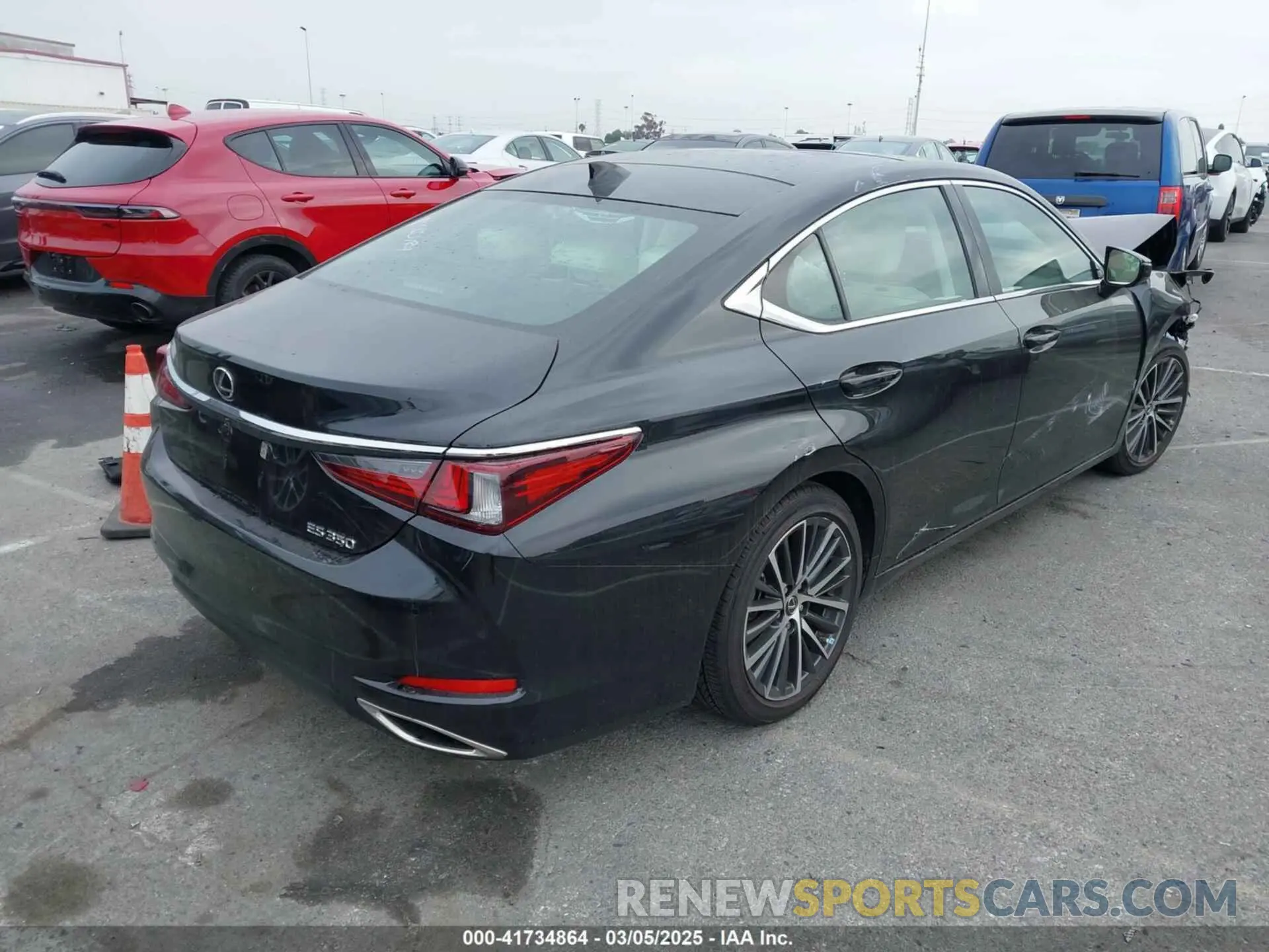 4 fotografías del automóvil dañado 58ADZ1B15NU118617 LEXUS ES 350 2022