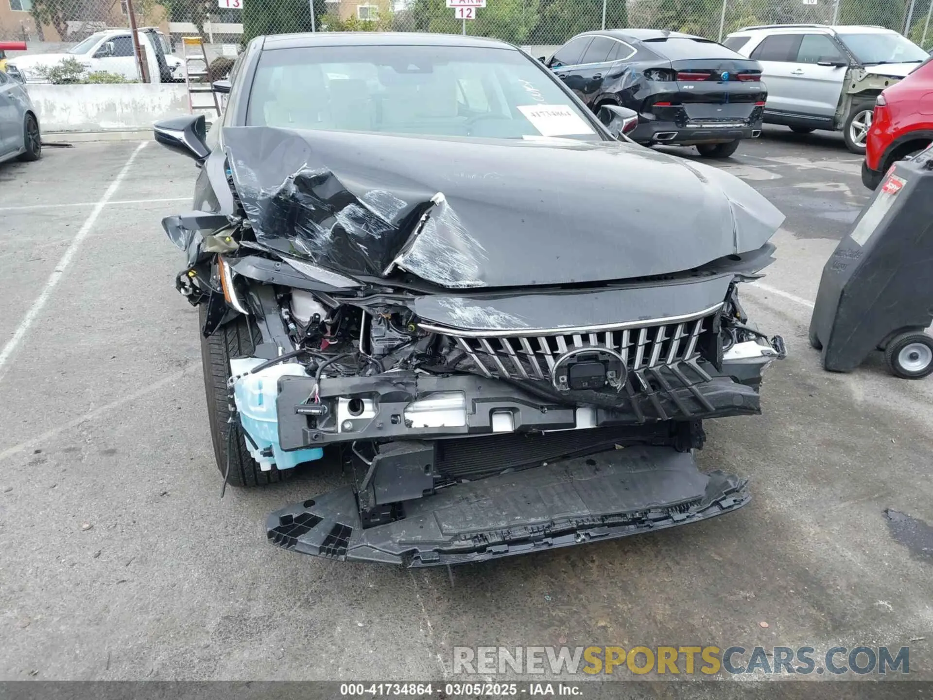 6 fotografías del automóvil dañado 58ADZ1B15NU118617 LEXUS ES 350 2022