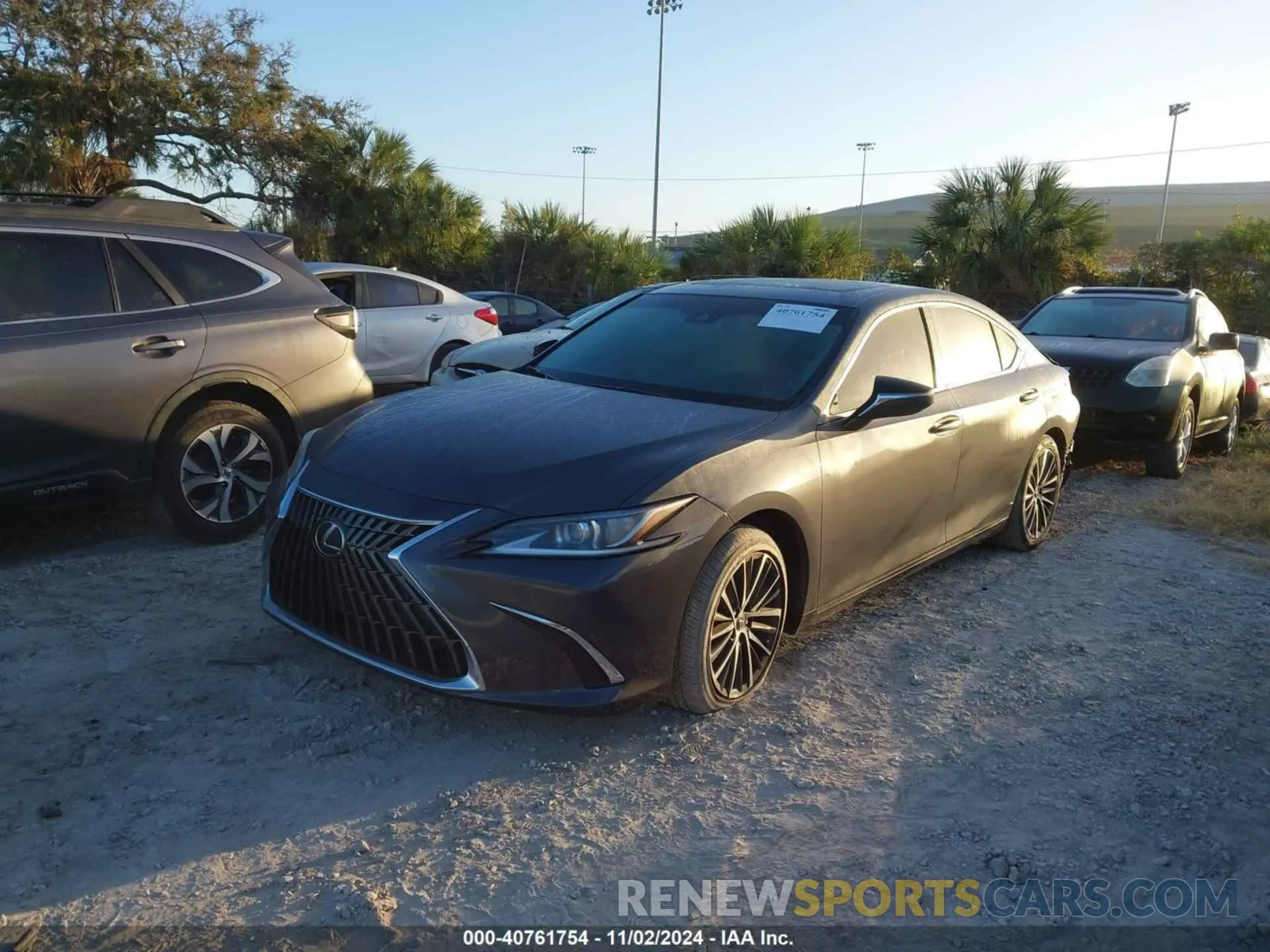 2 fotografías del automóvil dañado 58ADZ1B16NU120182 LEXUS ES 350 2022