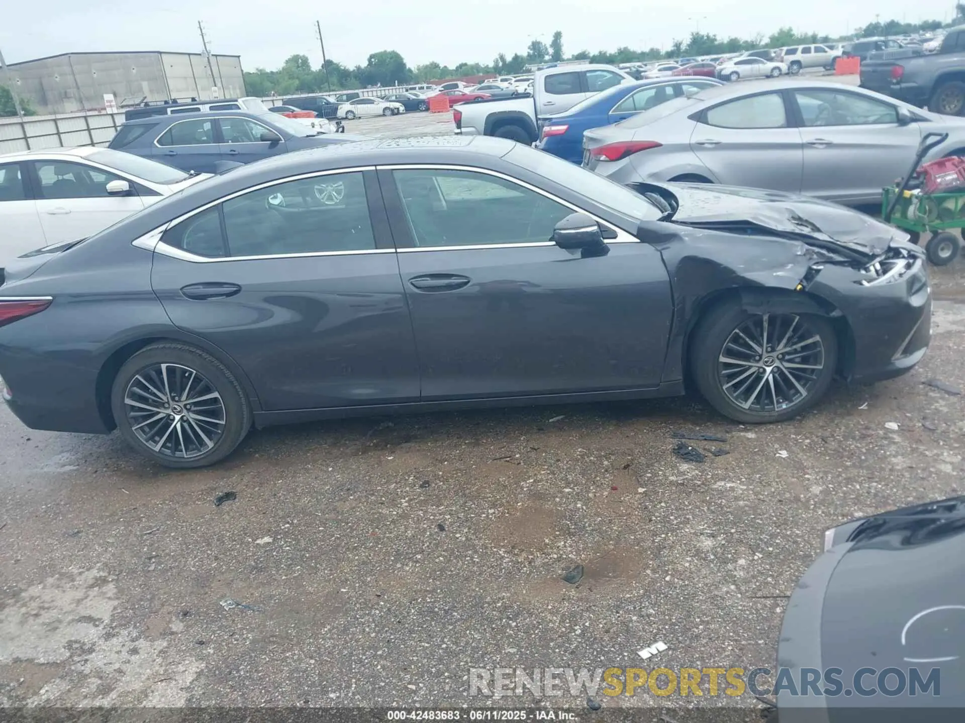 13 fotografías del automóvil dañado 58ADZ1B16NU125009 LEXUS ES 350 2022