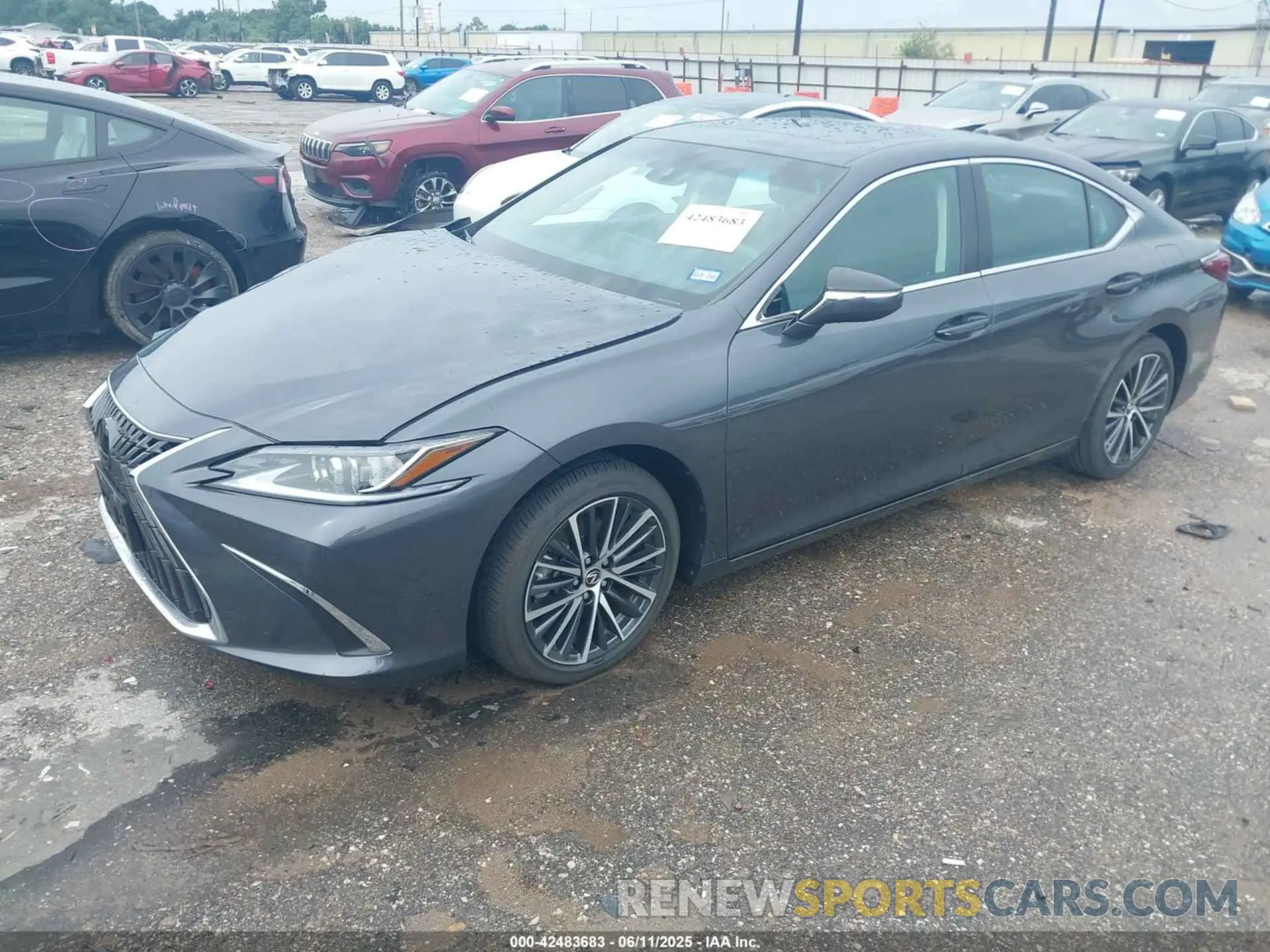 2 fotografías del automóvil dañado 58ADZ1B16NU125009 LEXUS ES 350 2022