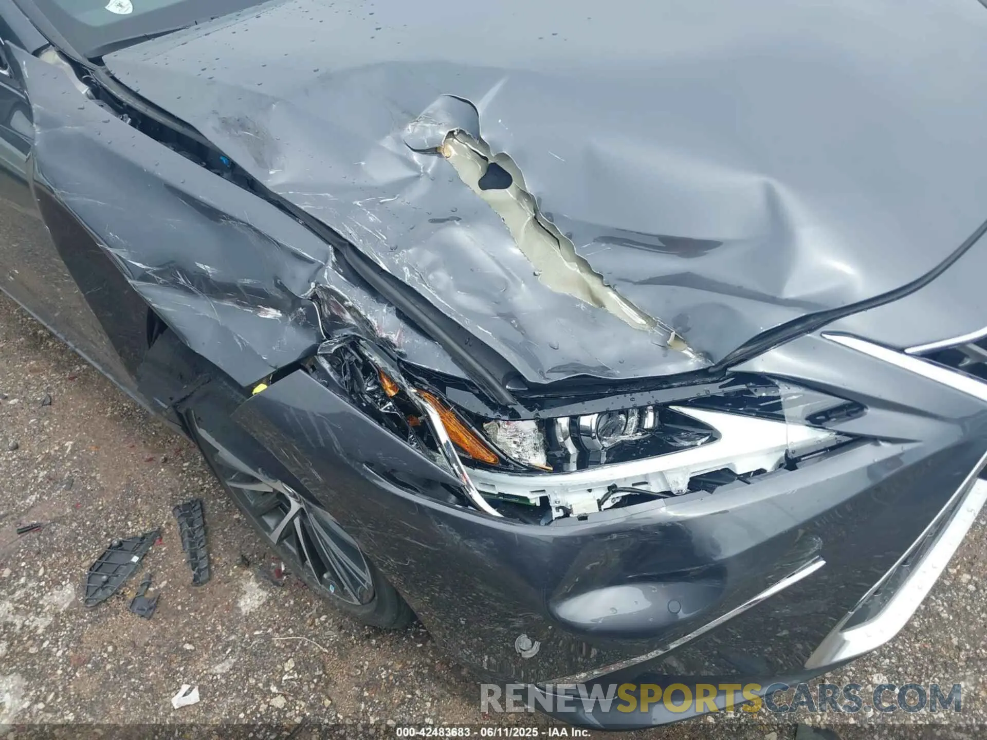 6 fotografías del automóvil dañado 58ADZ1B16NU125009 LEXUS ES 350 2022