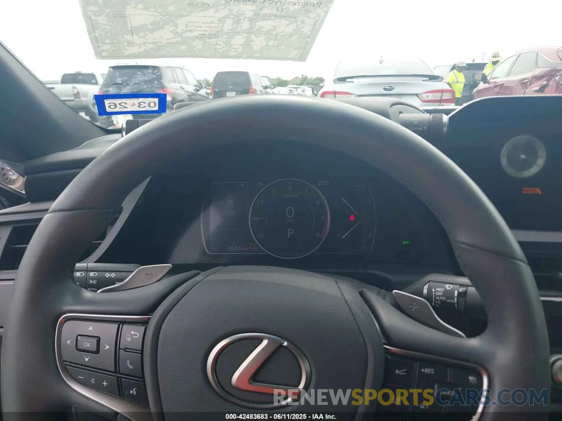 7 fotografías del automóvil dañado 58ADZ1B16NU125009 LEXUS ES 350 2022