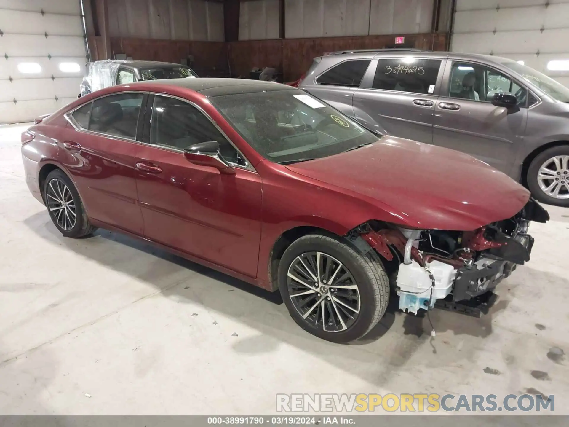 1 fotografías del automóvil dañado 58ADZ1B17NU113127 LEXUS ES 350 2022