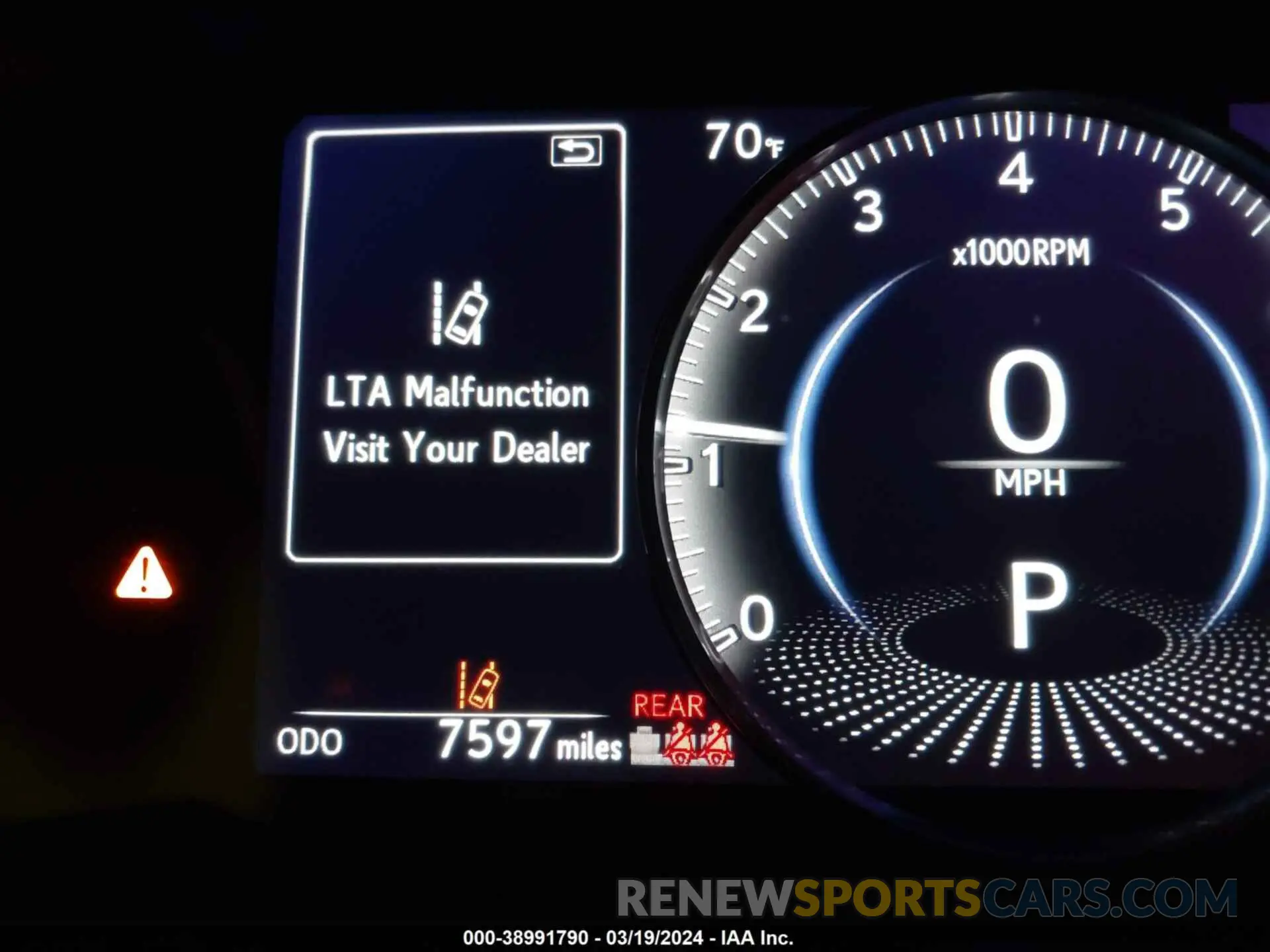 7 fotografías del automóvil dañado 58ADZ1B17NU113127 LEXUS ES 350 2022