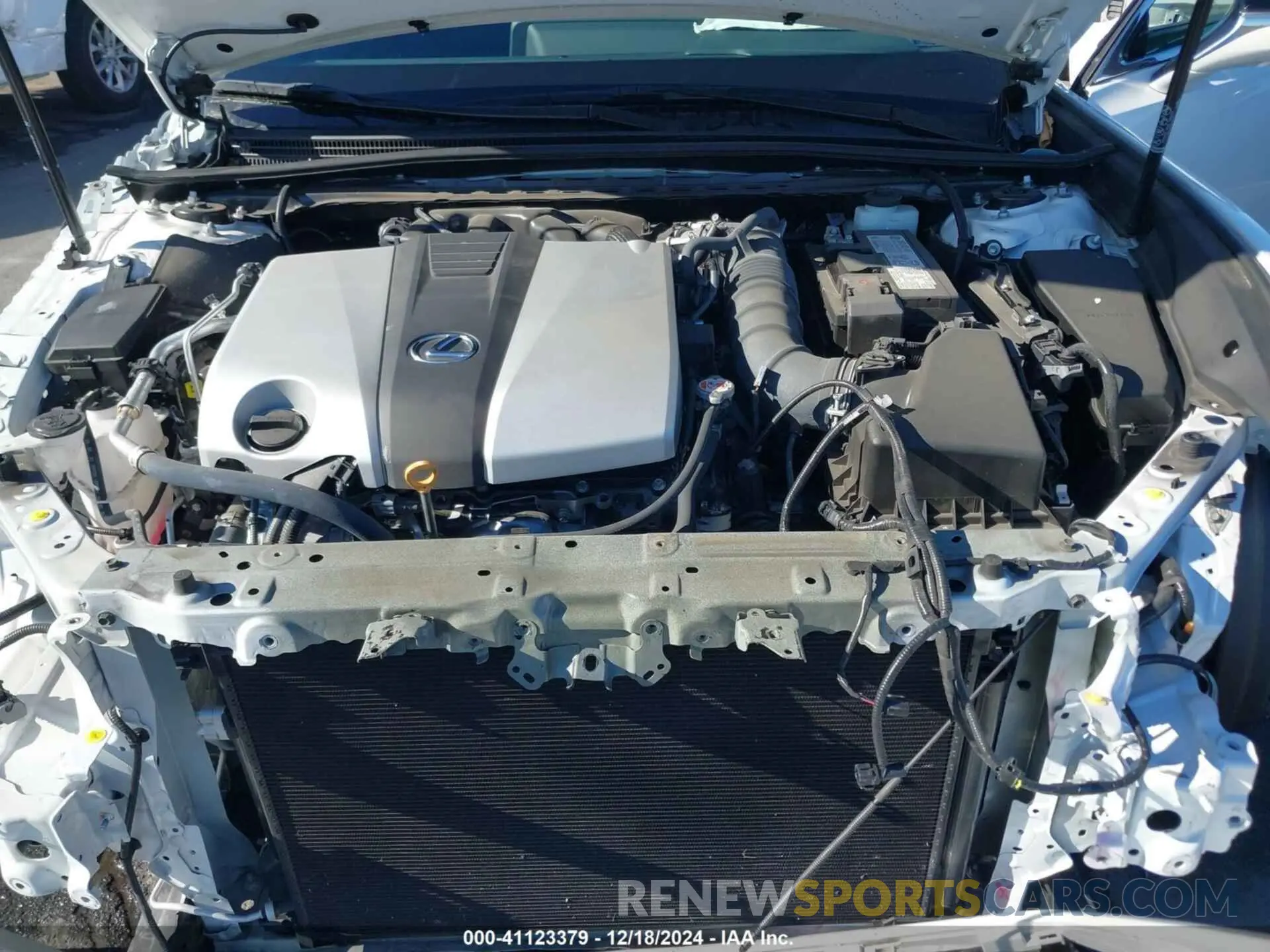 10 fotografías del automóvil dañado 58AEZ1B16NU132160 LEXUS ES 350 2022