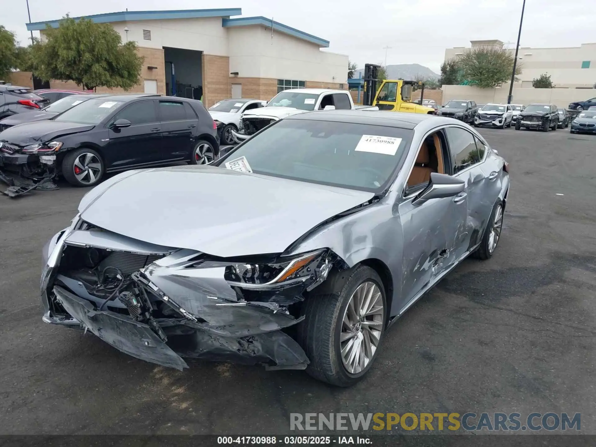 6 fotografías del automóvil dañado 58AEZ1B16NU138444 LEXUS ES 350 2022