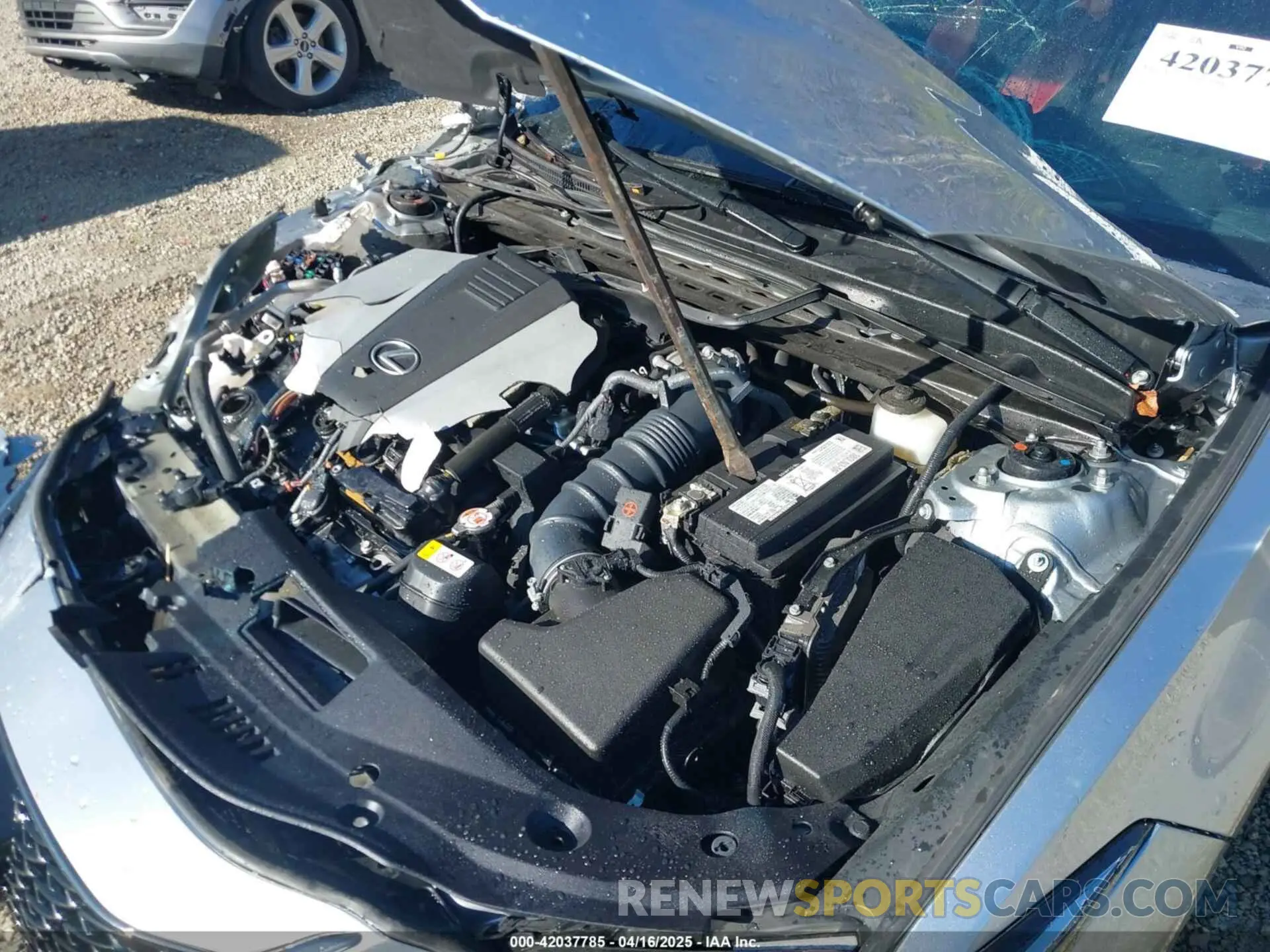 10 fotografías del automóvil dañado 58AGZ1B14NU119660 LEXUS ES 350 2022