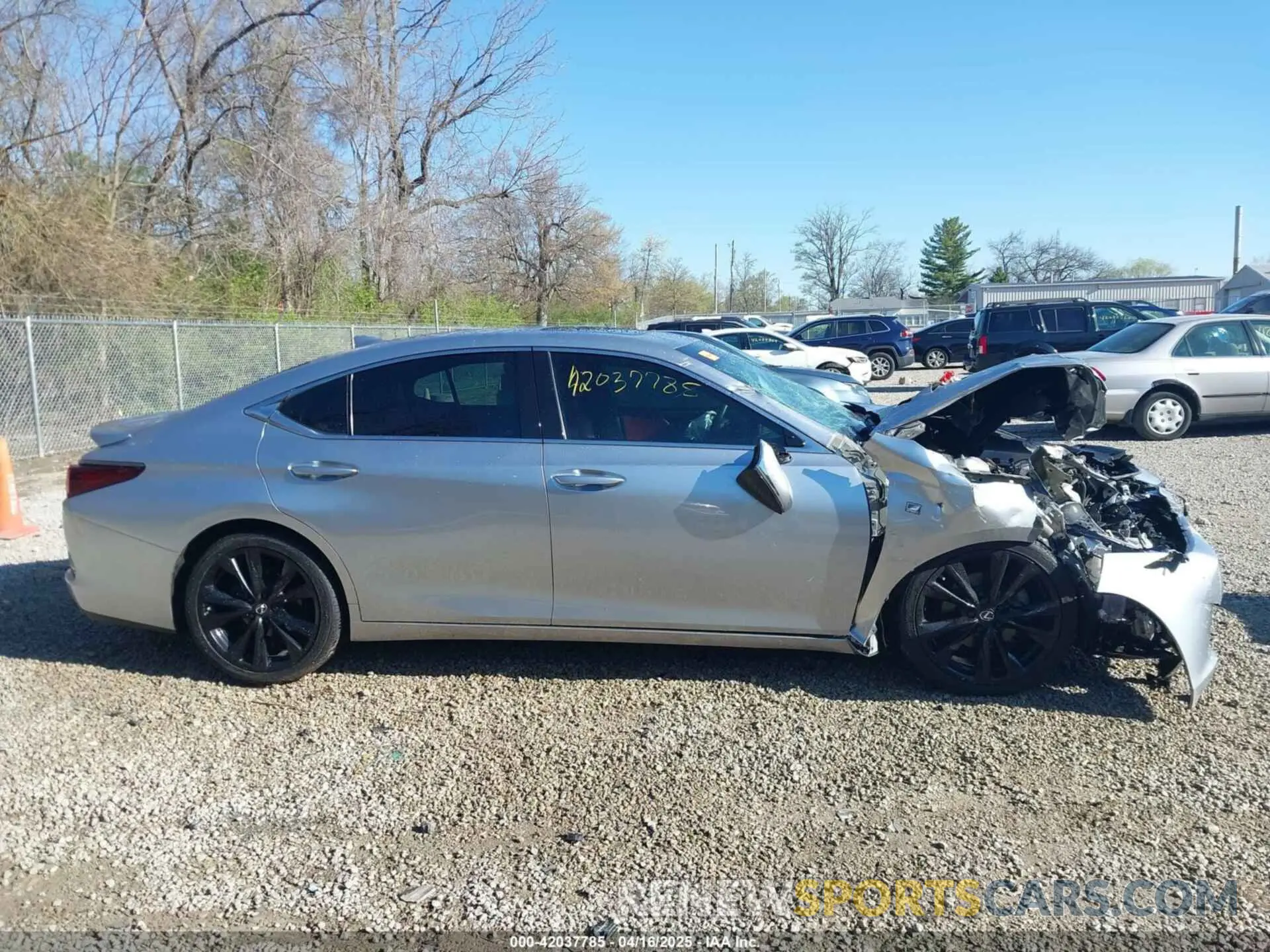 13 fotografías del automóvil dañado 58AGZ1B14NU119660 LEXUS ES 350 2022