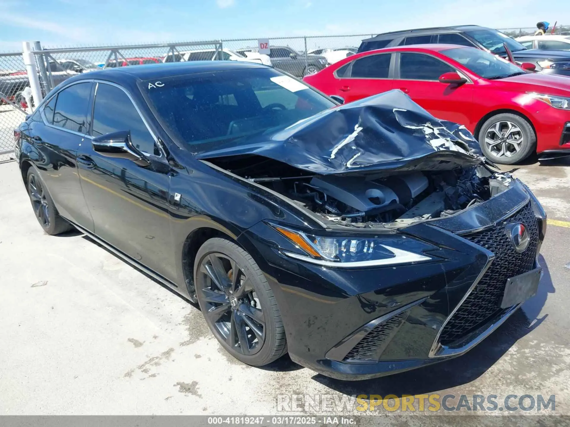 1 fotografías del automóvil dañado 58AGZ1B1XNU125883 LEXUS ES 350 2022