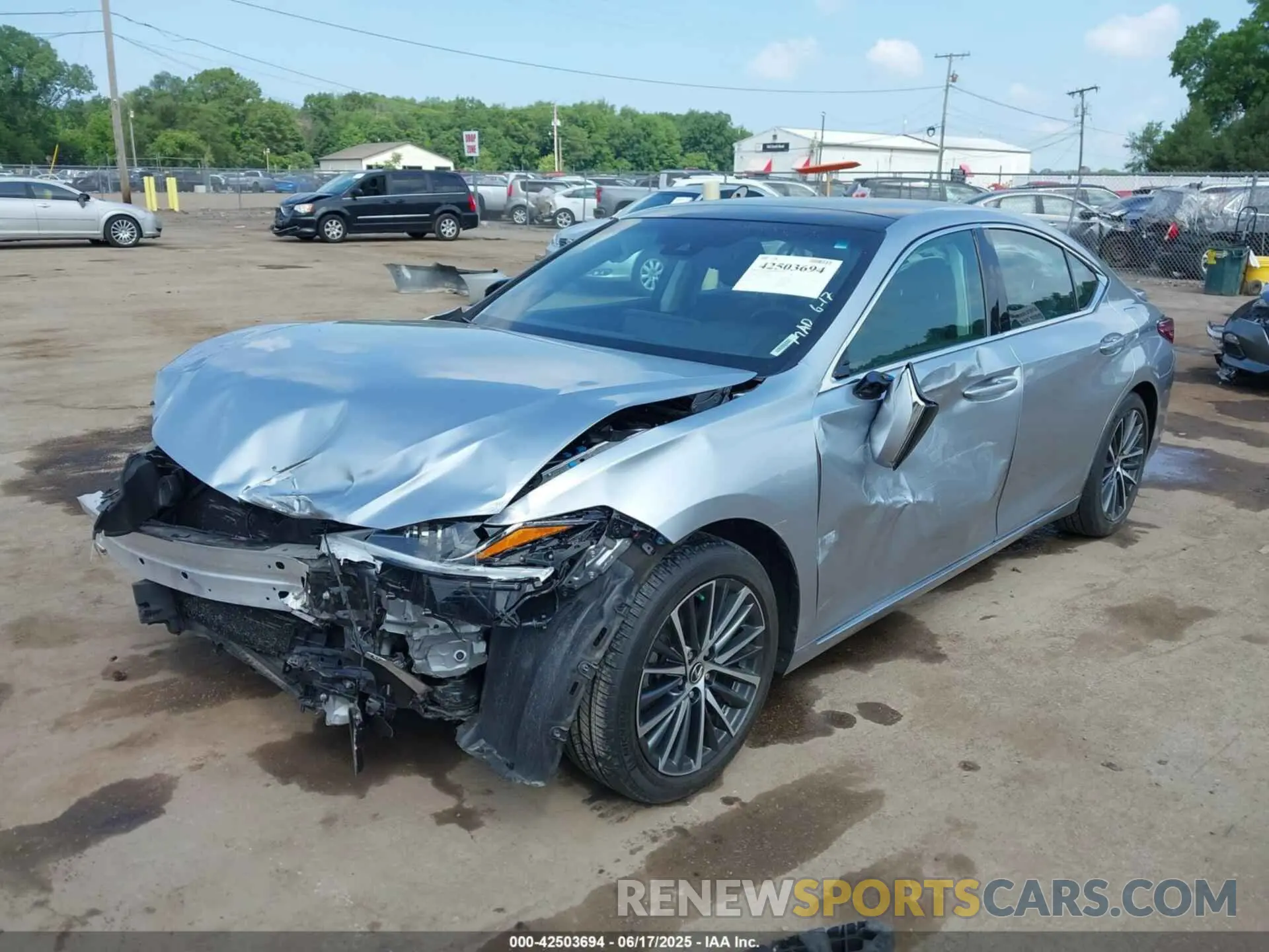 6 fotografías del automóvil dañado 58ADZ1B13PU145138 LEXUS ES 350 2023