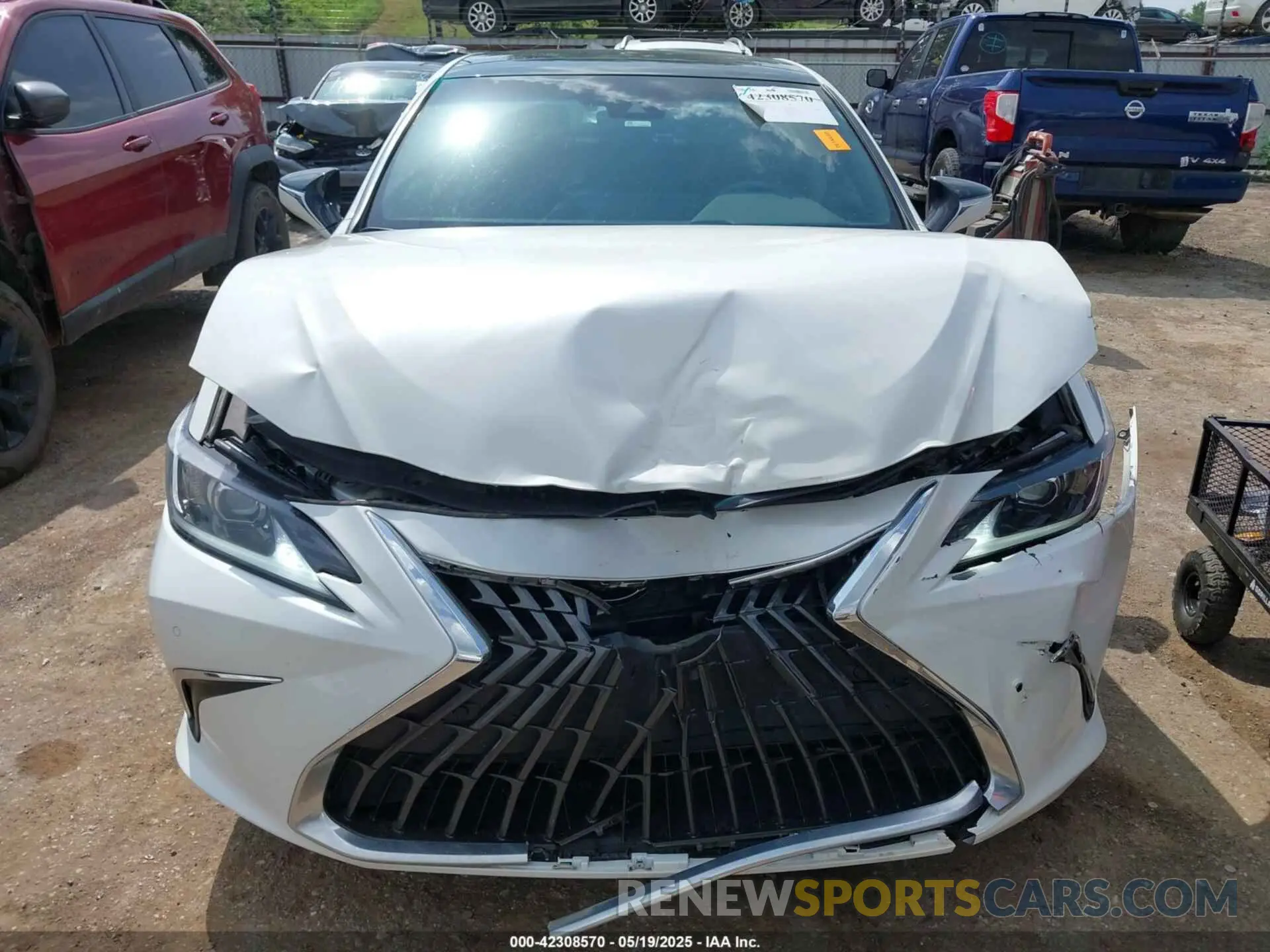 12 fotografías del automóvil dañado 58ADZ1B15PU151586 LEXUS ES 350 2023