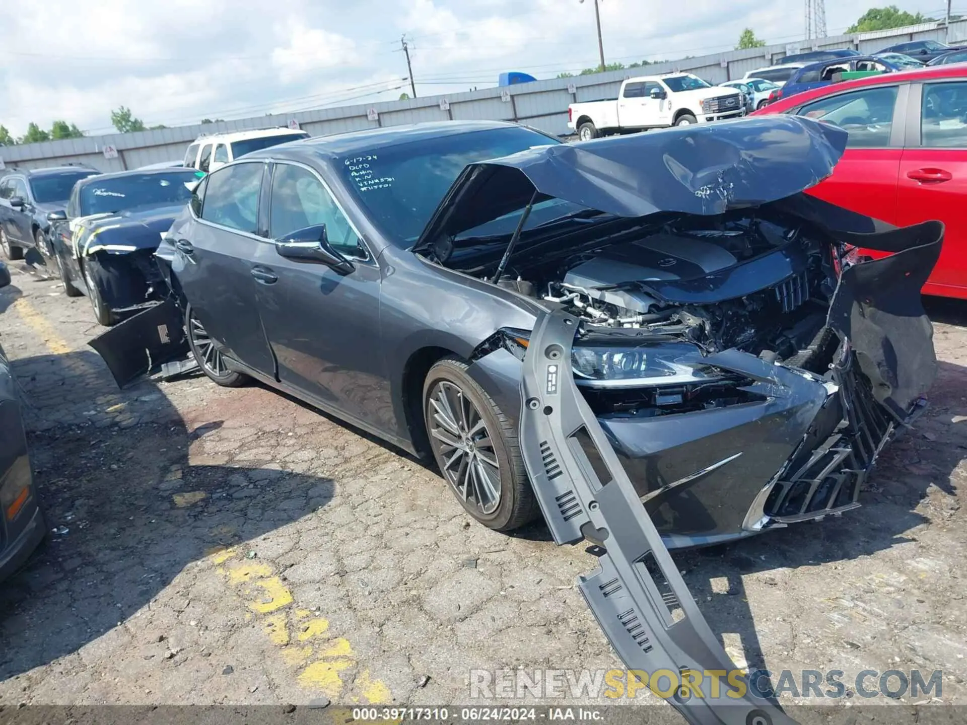 1 fotografías del automóvil dañado 58ADZ1B16PU155761 LEXUS ES 350 2023